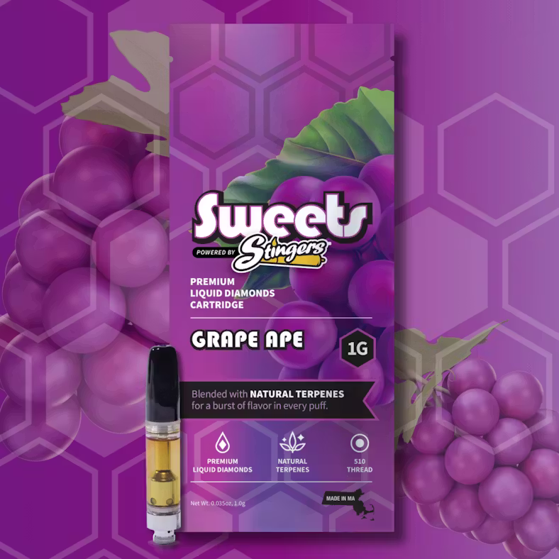 Grape Ape (I) | Stingers Sweets | 1g 510 Distillate Cartridge