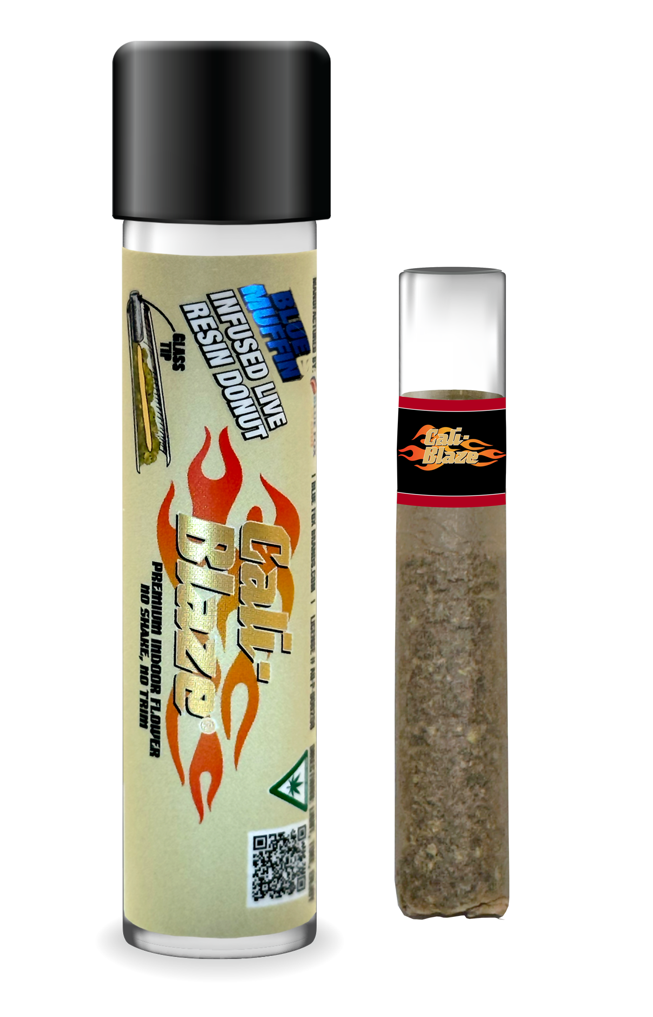 Blue Muffin (H) | Cali-Blaze Donut | 1.2g Infused Pre-Roll