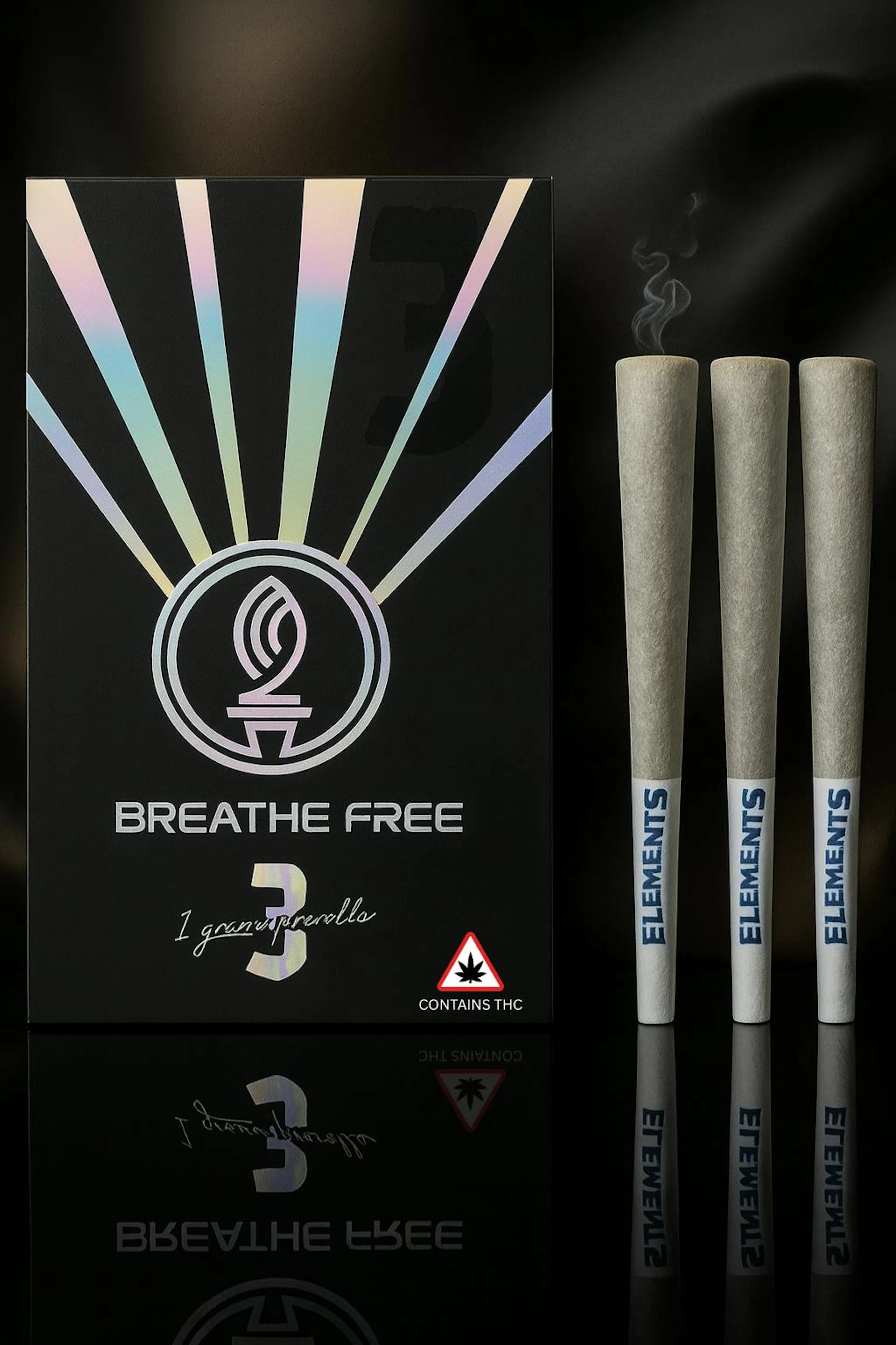 Red Taffi (H) | Breathe Free | 3pk 1g Pre-Roll