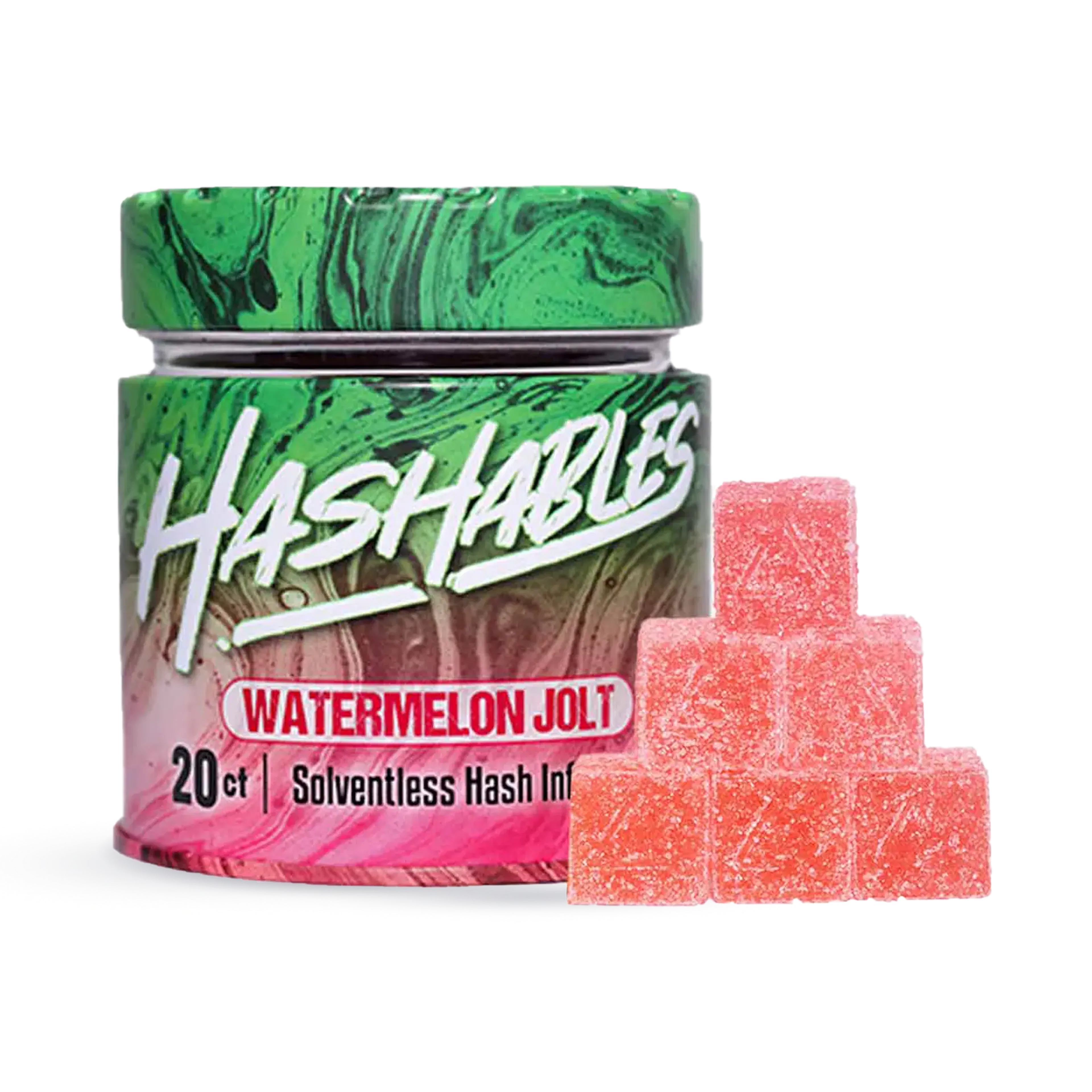 Watermelon | Hashables | 100mg Hash Rosin Gummies
