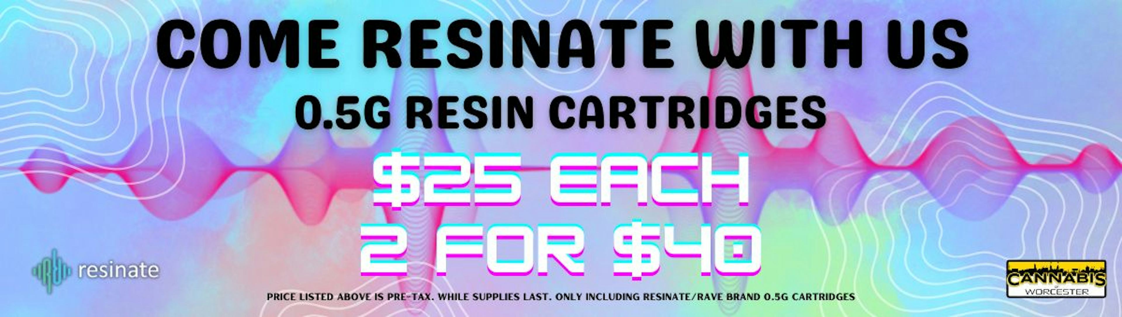 Resinate Resin Cart 2 for $40