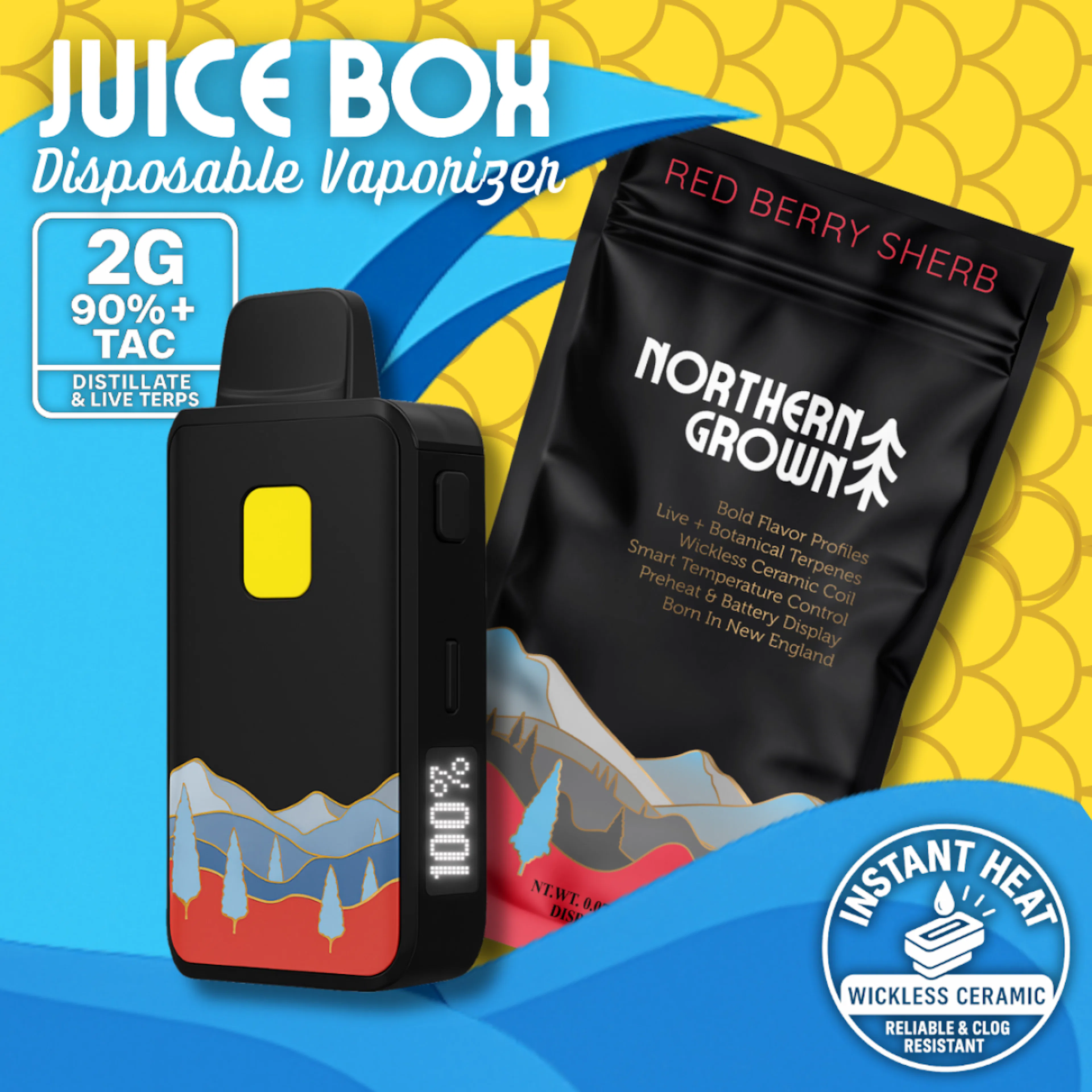 Red Berry Sherb (S) | Juice Box | 2g Disposable Cartridge