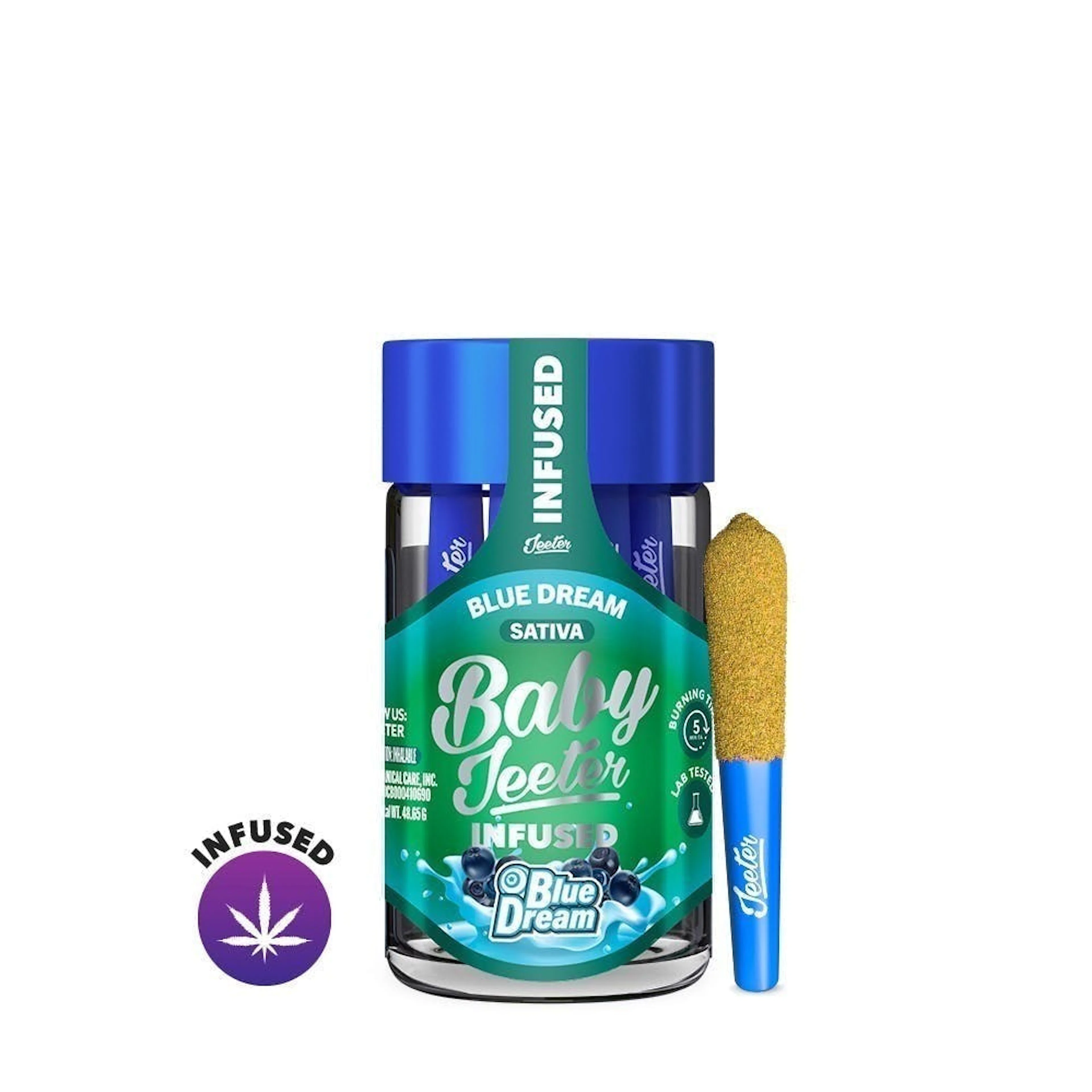 Blue Dream (S) | Baby Jeeter | 2.5g 5pk Infused Pre-Rolls