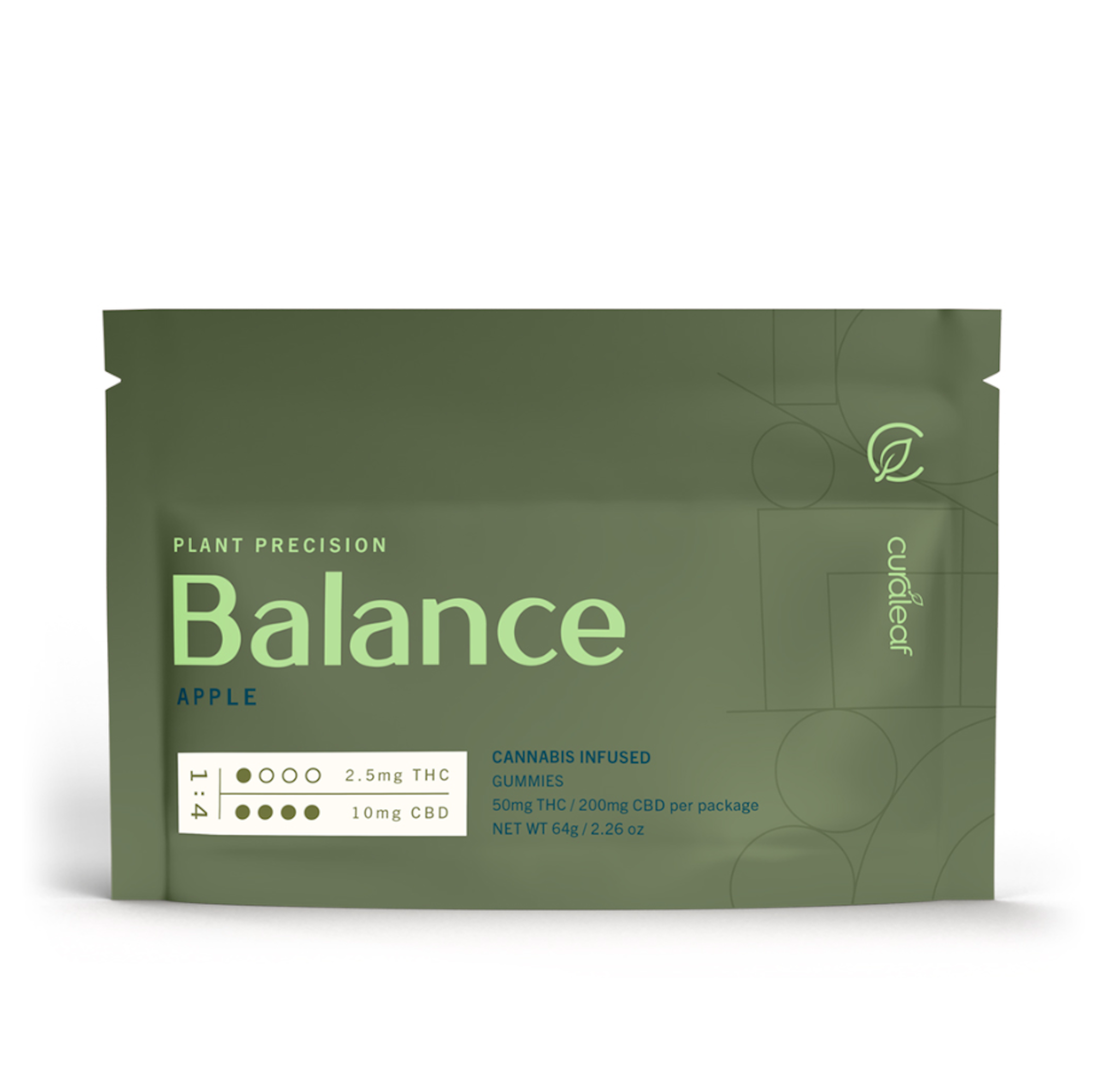 Apple Balance Gummies (4:1) | Curaleaf | 50mg  - 0.0mg