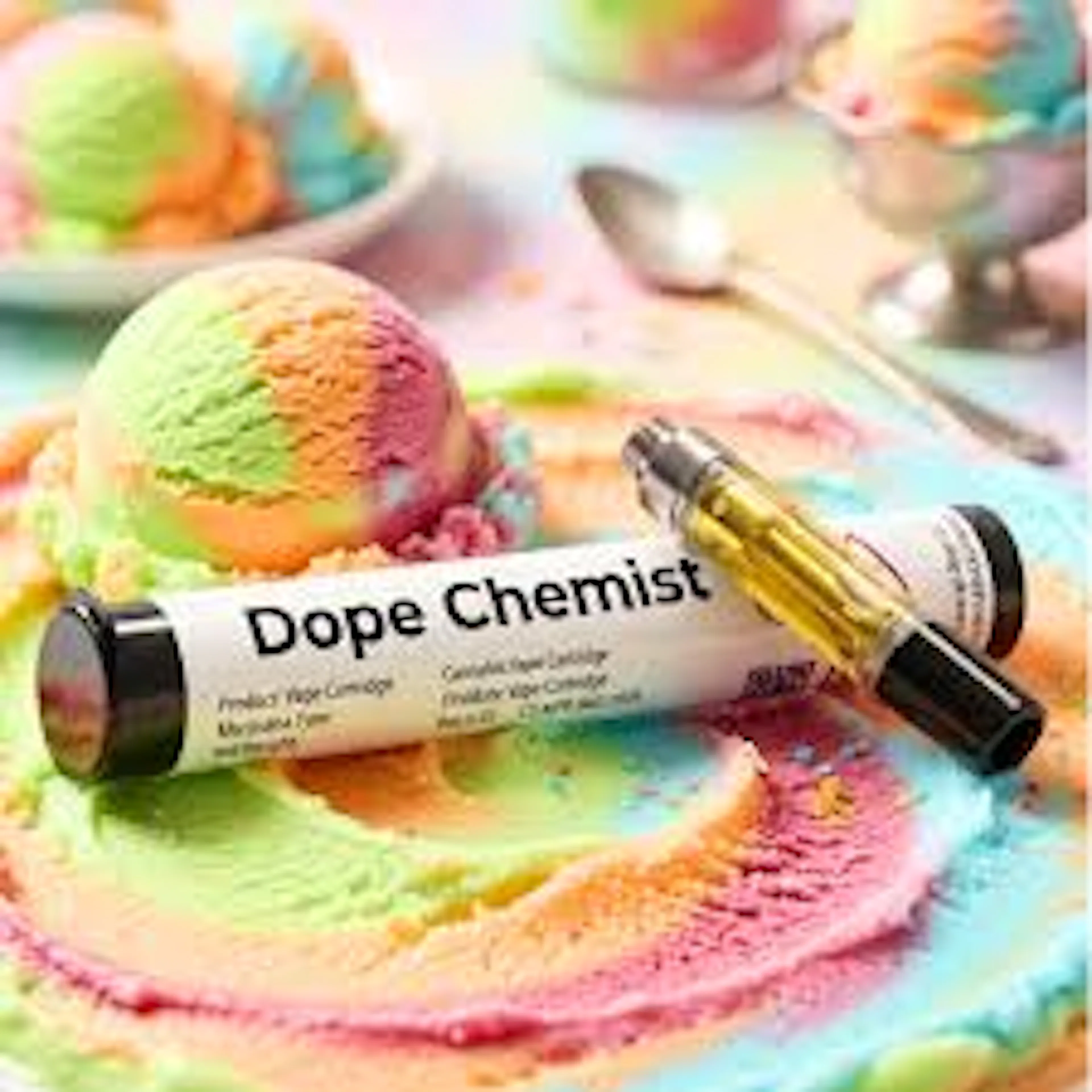 Rainbow Sherbert (H) | Dope Chemist | 1g 510 Cartridge