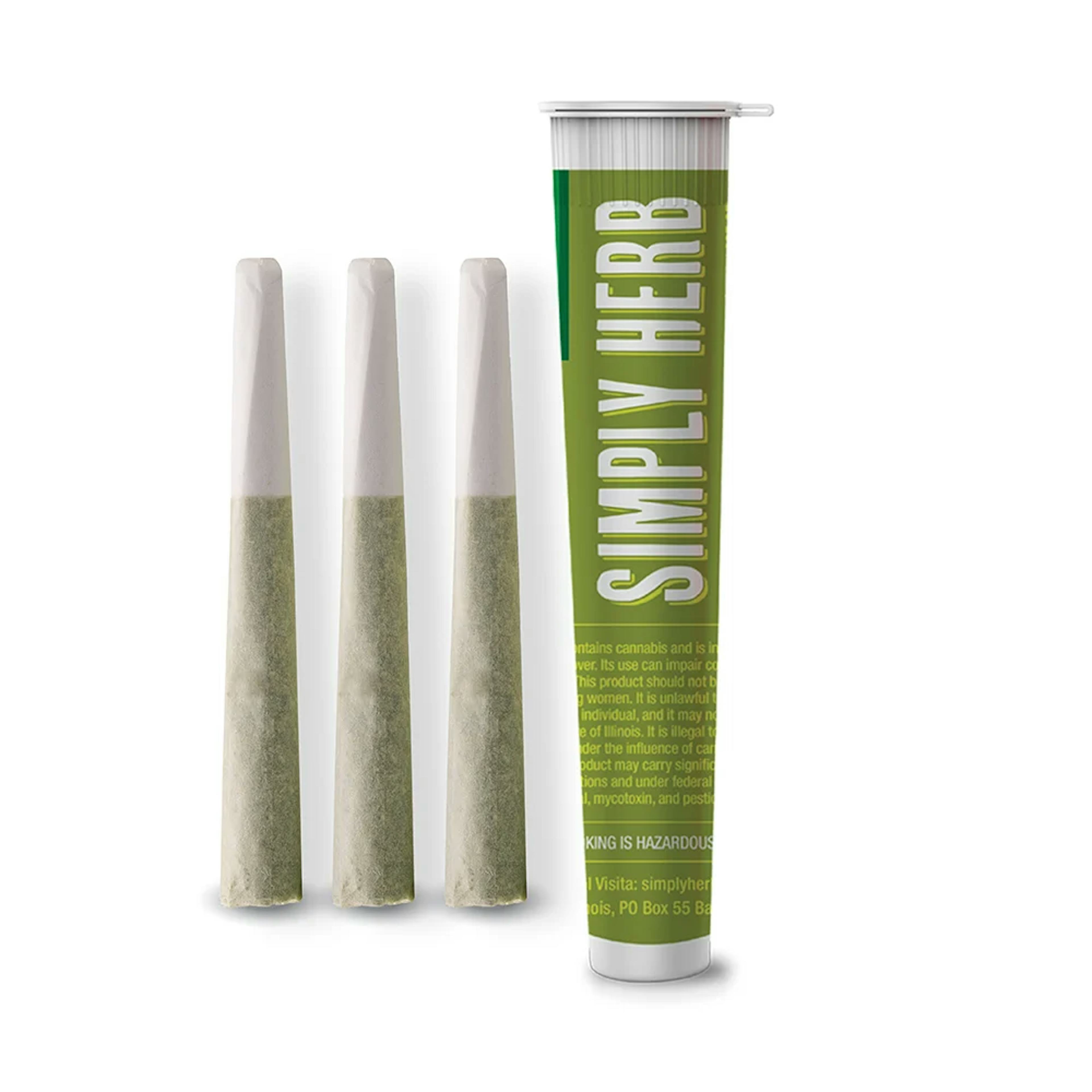 Mandarin Zkittlez (I) | Simply Herb | 0.5g 3pk Pre Rolls