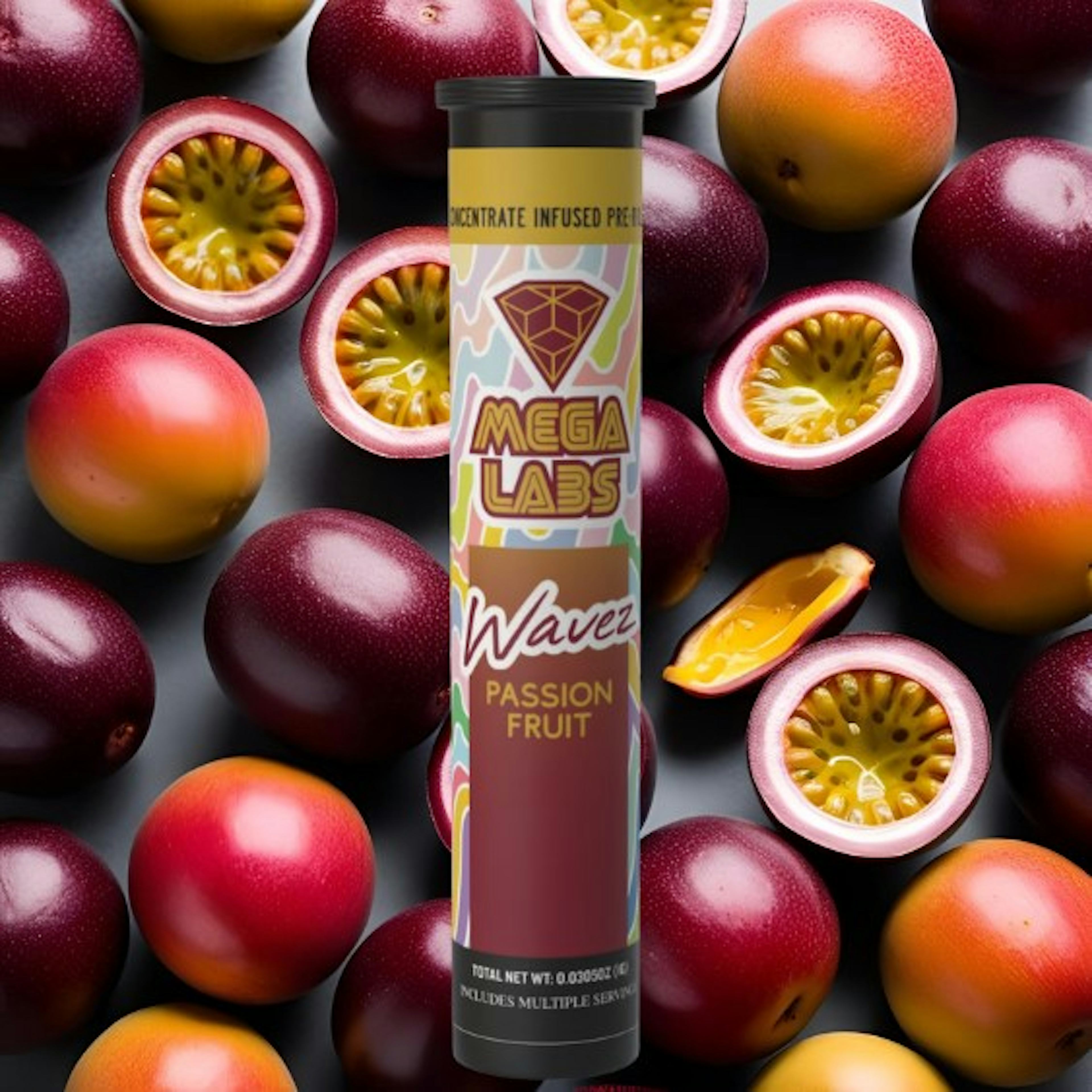 Passionfruit (S) | Wavez | 1g Infused Pre-Roll