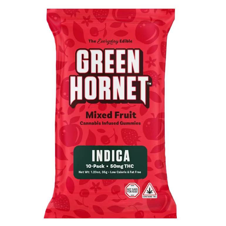 Mixed Fruit (I) | Green Hornet | 100mg 20pk Gummies 