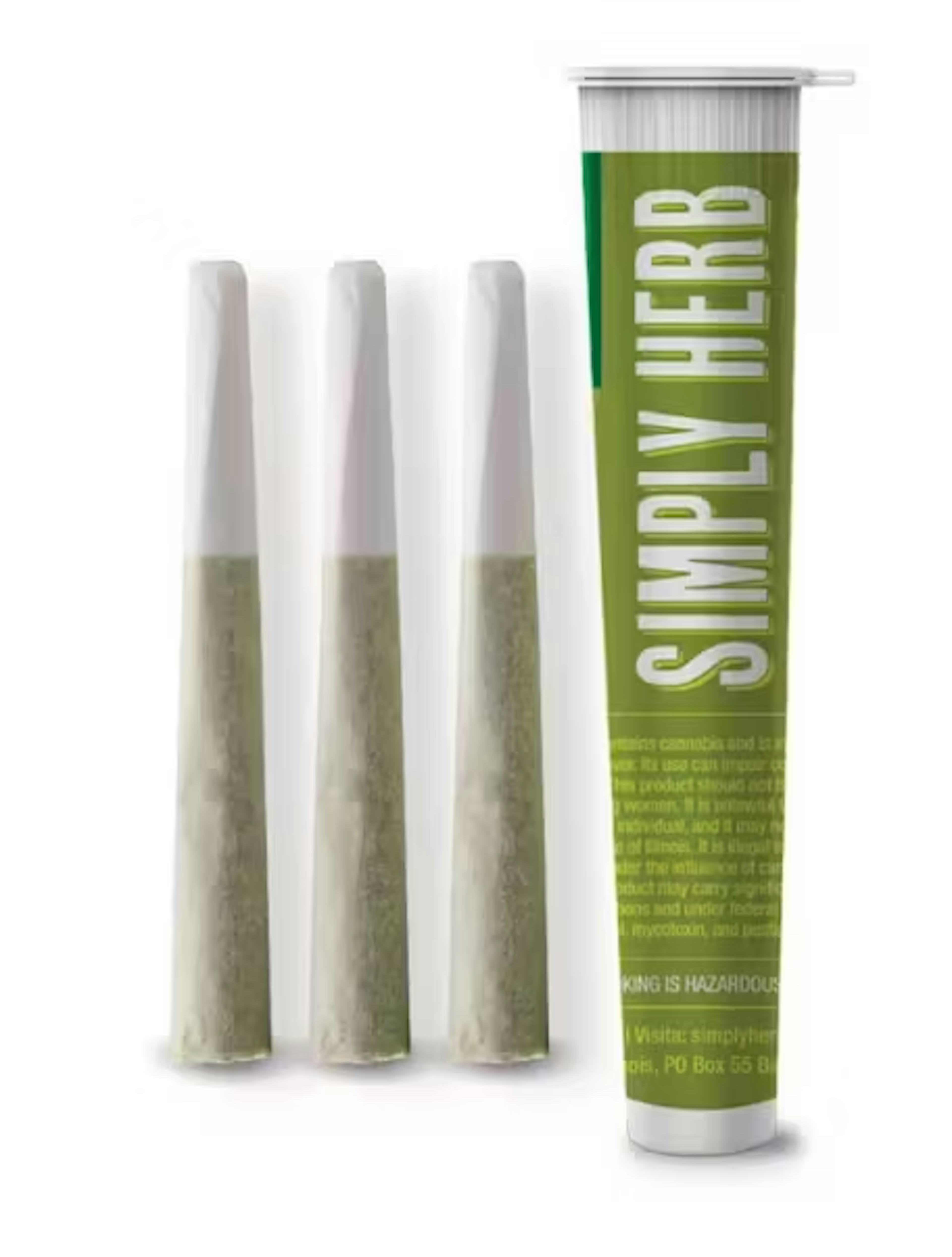 Banorange (I) | Simply Herb | 0.5g 3pk Pre Rolls