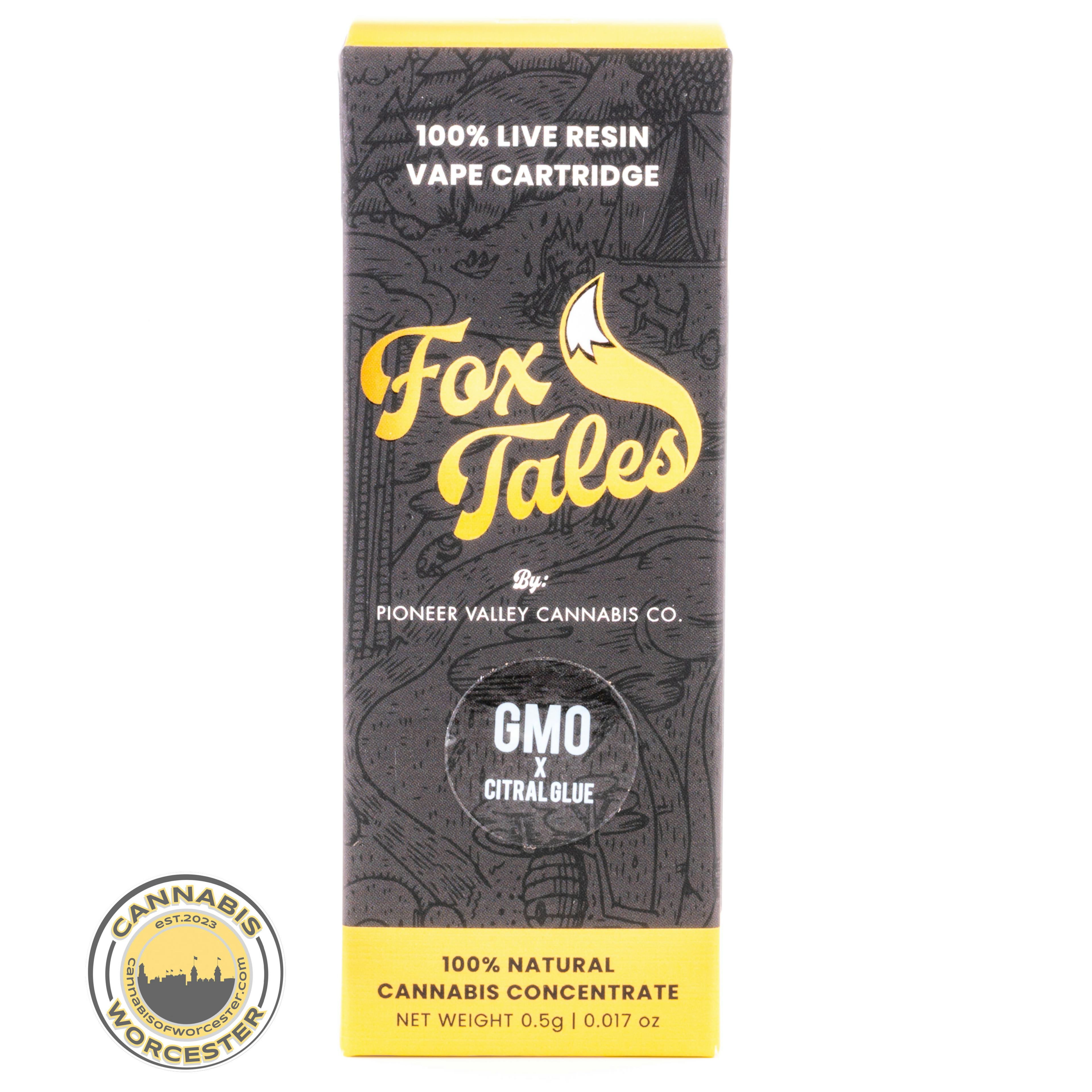 GMO x Citral Glue (IH) | Fox Tales| 0.5g Live Resin 510 Cartridge  