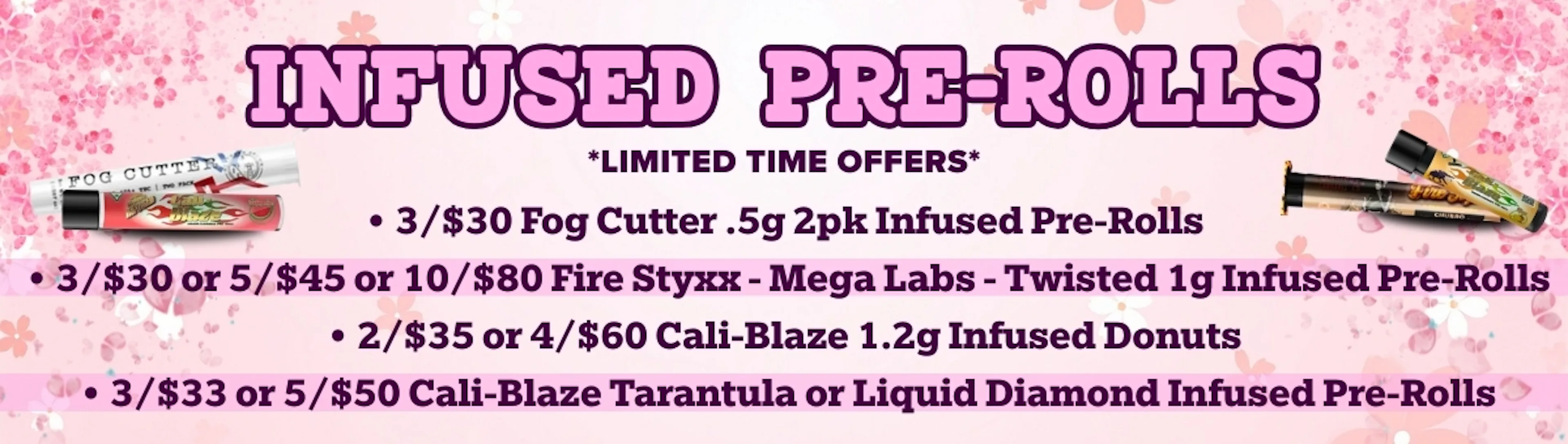 Infused pre-rolls