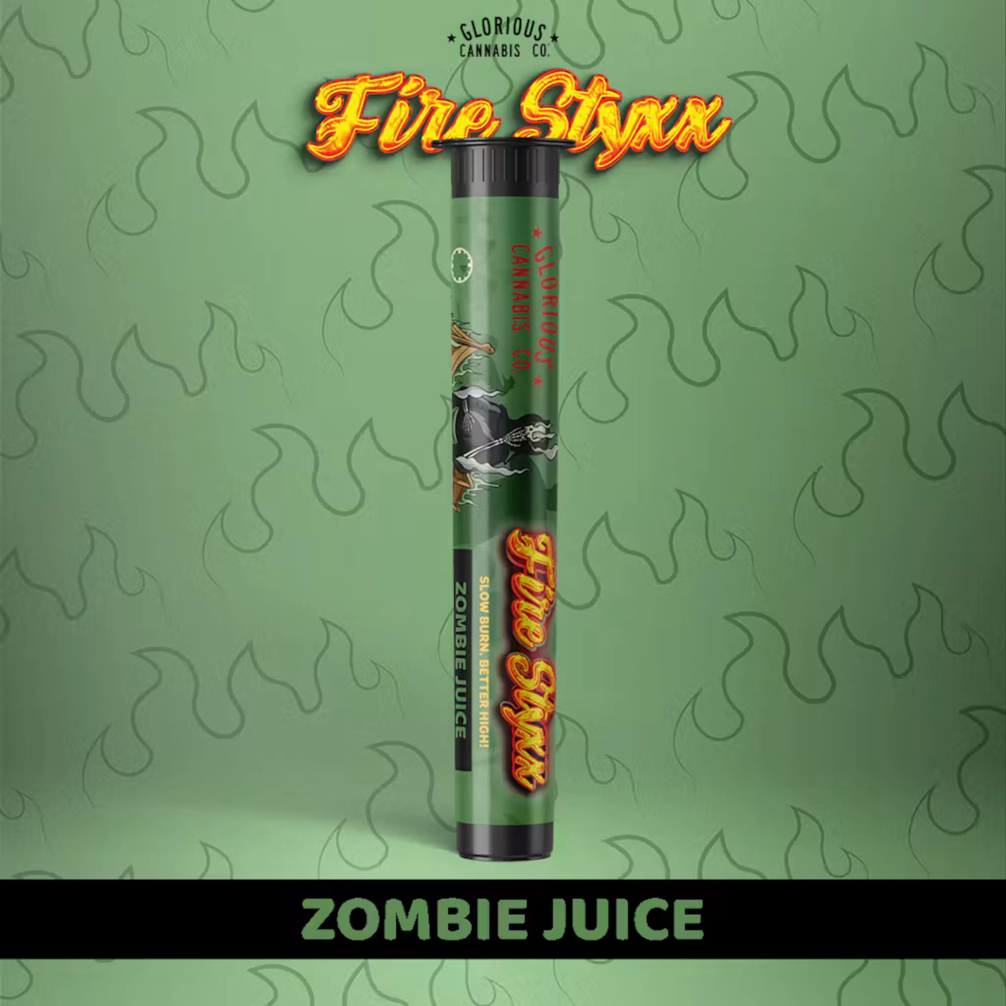 Zombie Juice (H) | Fire Styxx | 1g Infused Pre-Roll