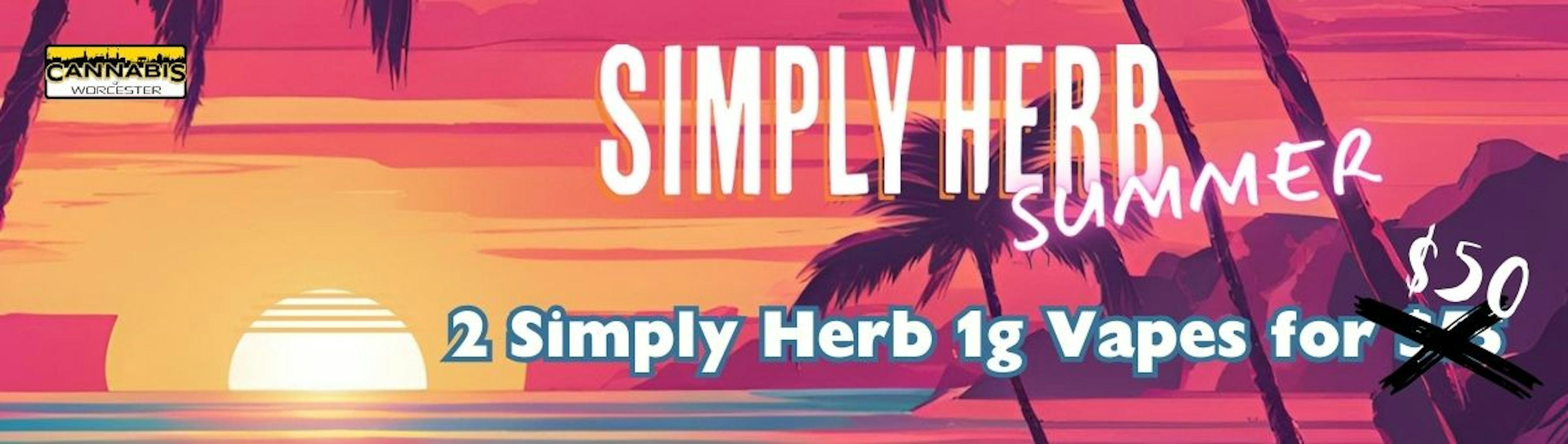Simply Herb Cart 2x for $50