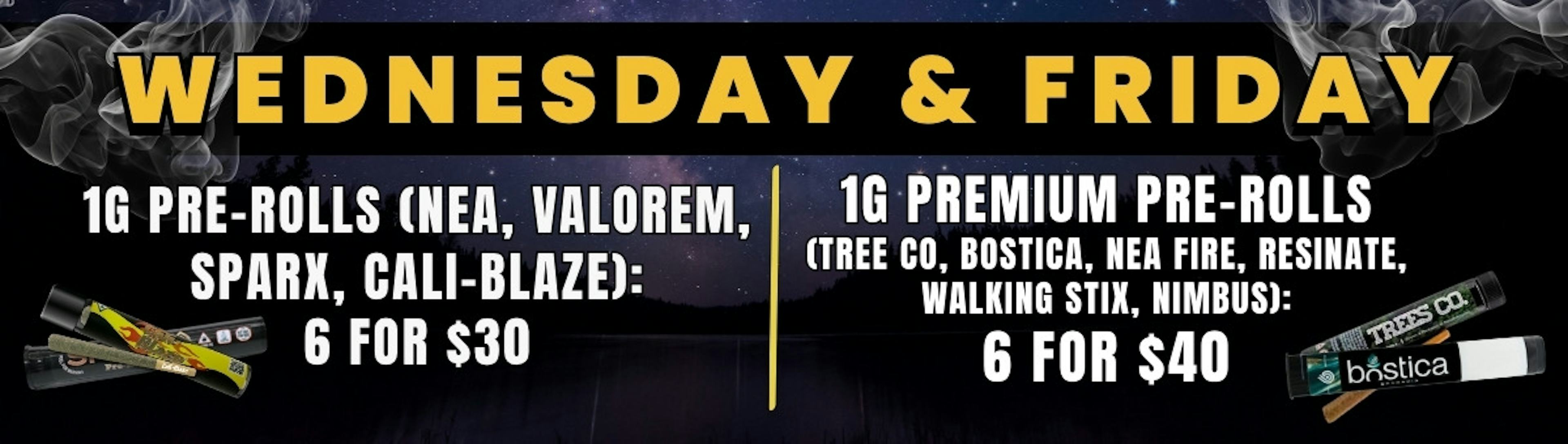 Wednesday & Friday Deals 2