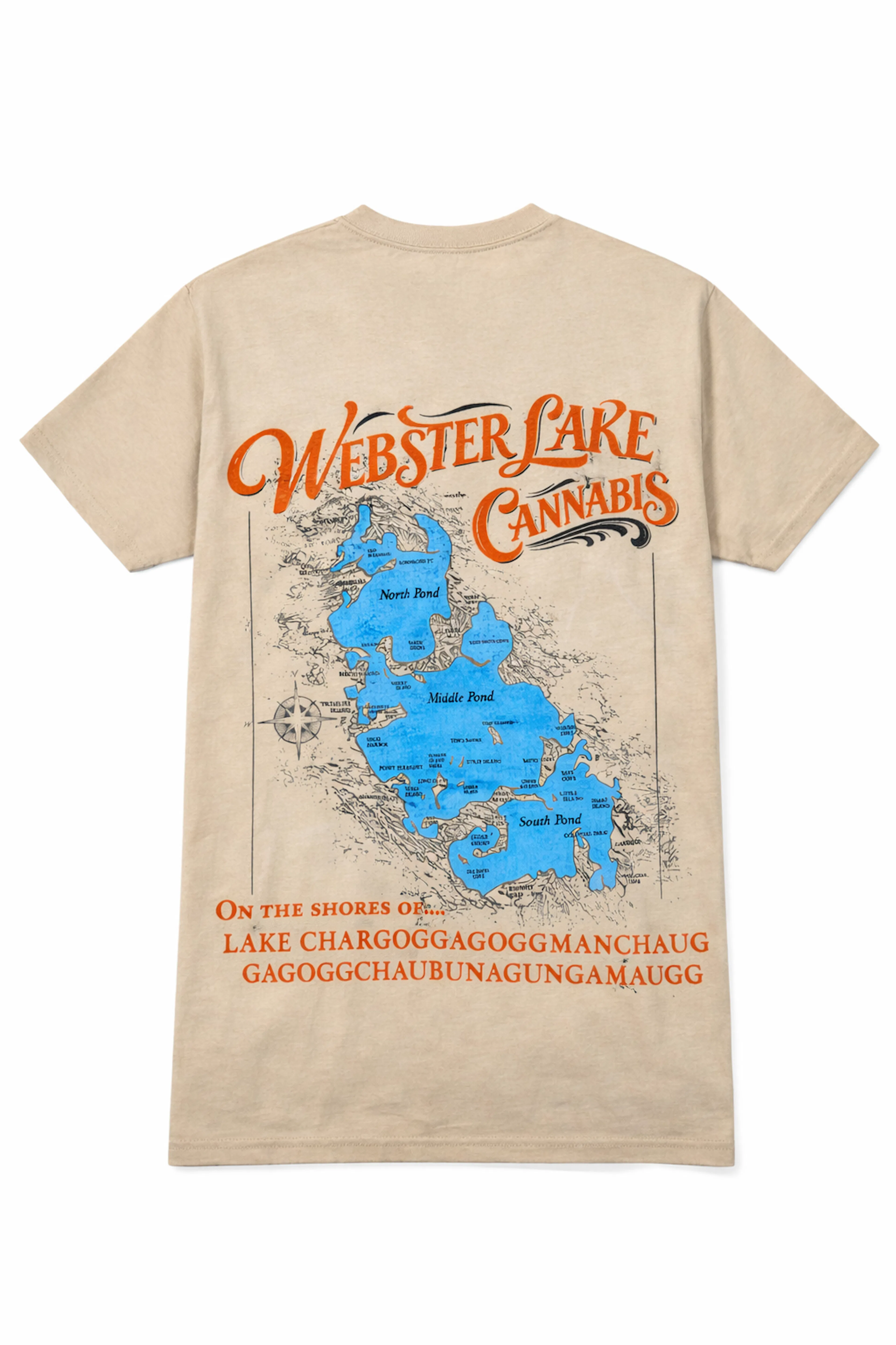 WLC Beige Map T-shirt