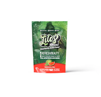 Watermelon Mint (H) | Lilo's Fruit Chews | 100mg 20pk Live Resin Gummies