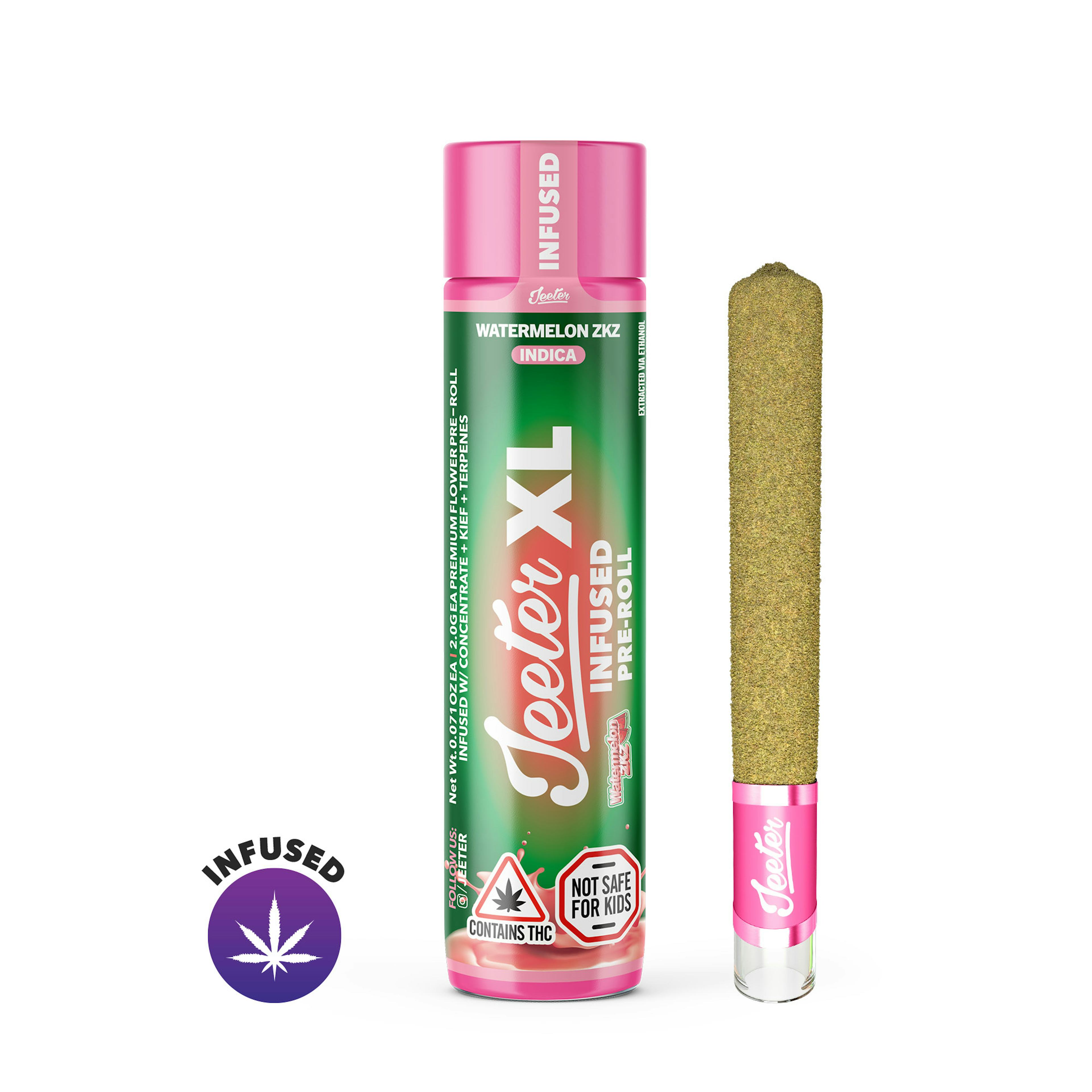 Watermelon ZKZ (I) | Jeeter XL | 2G Infused Pre-Roll