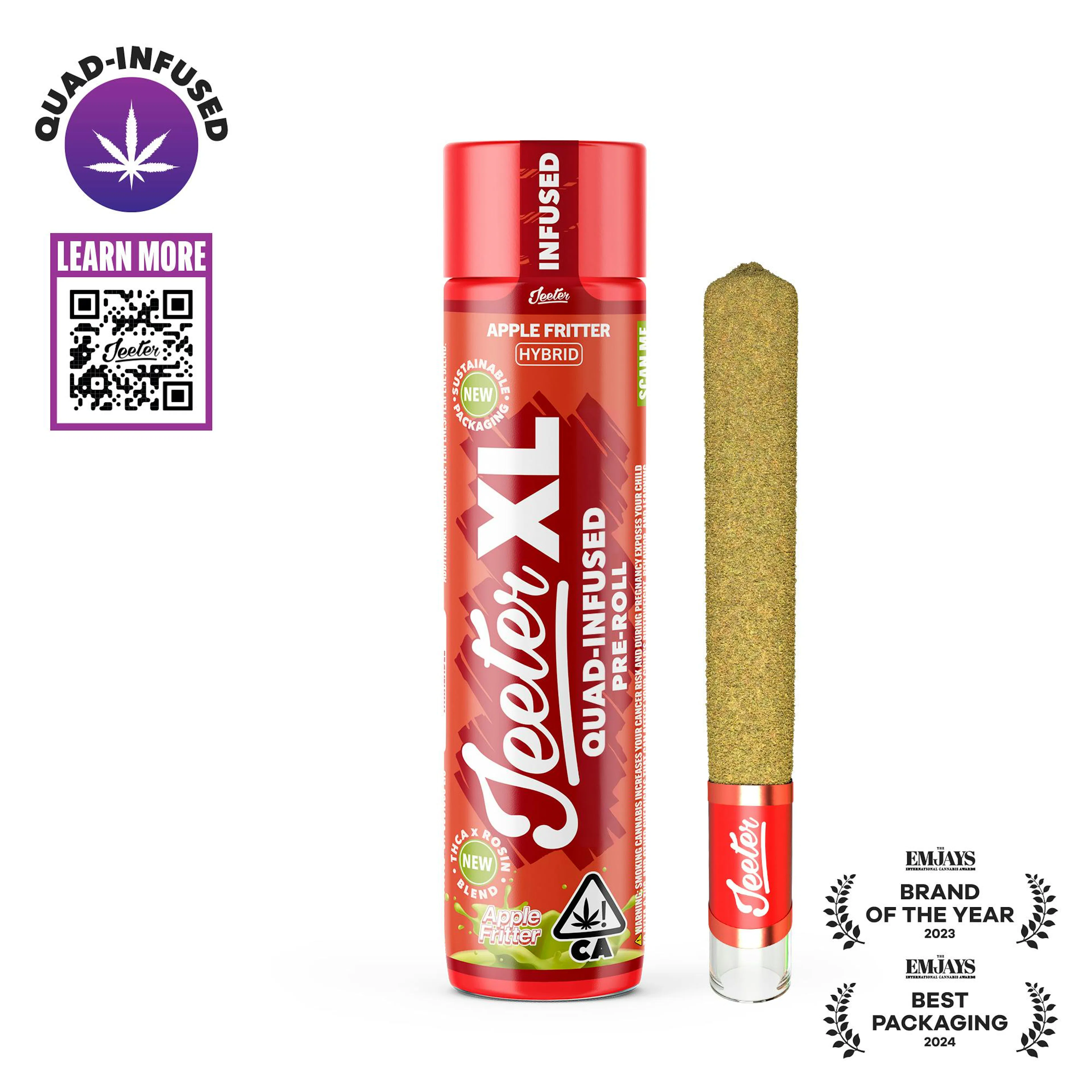 Apple Fritter (H) | Jeeter XL | 2g Infused Pre-Roll