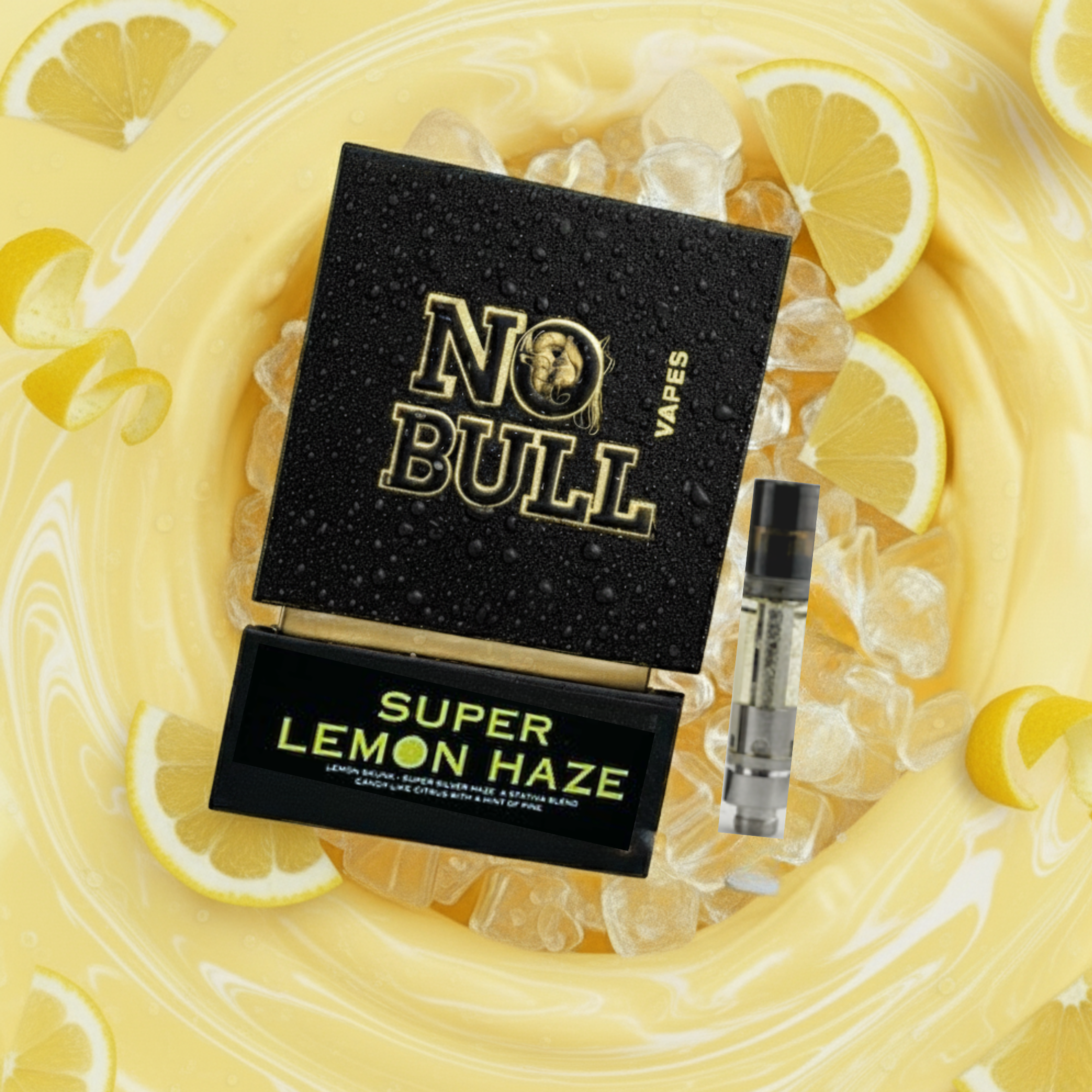 Super Lemon Haze (SH) | No Bull | 1g 510 Liquid Diamond Cartridge