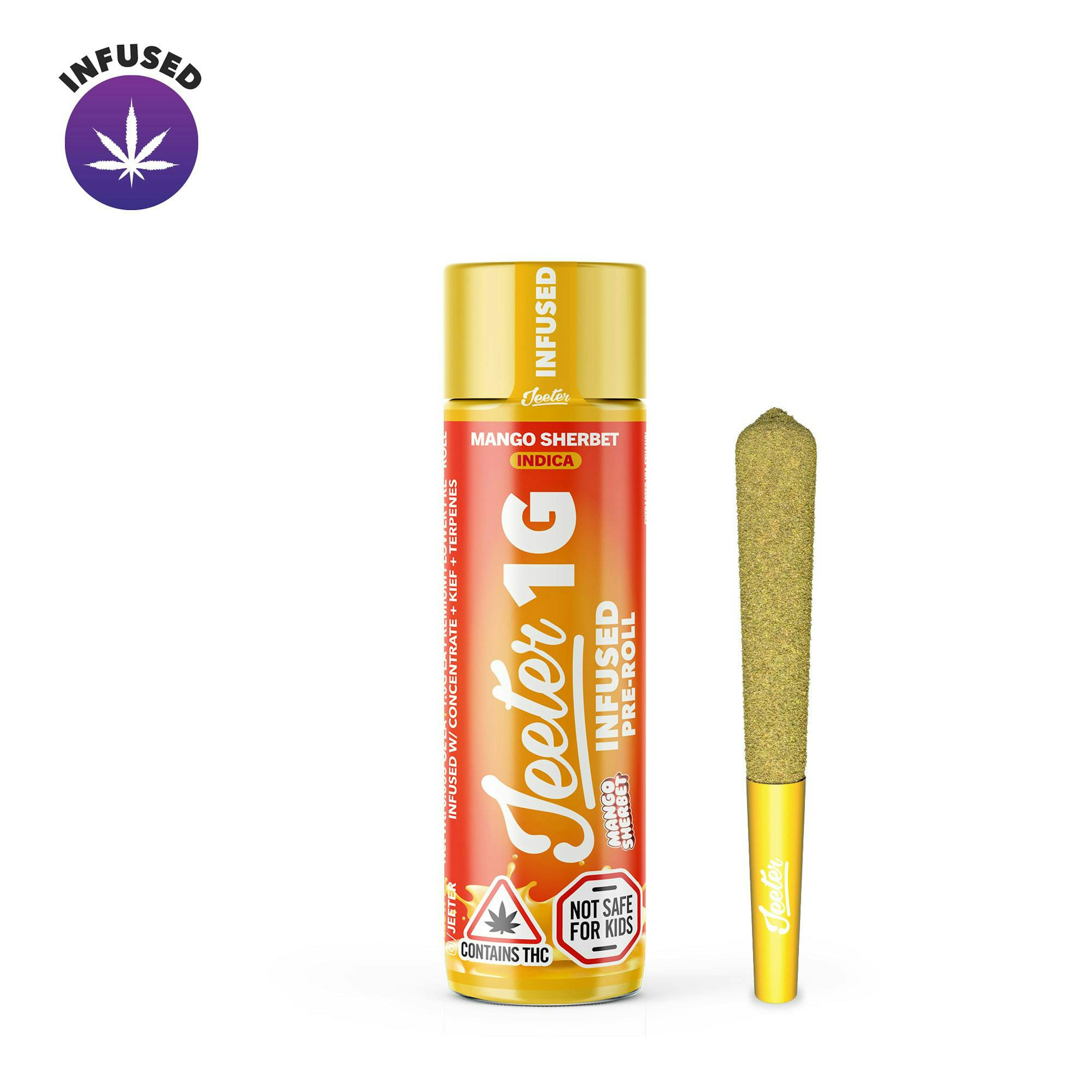 Mango Sherbert (I) | Jeeter | 1g Infused Pre-Roll