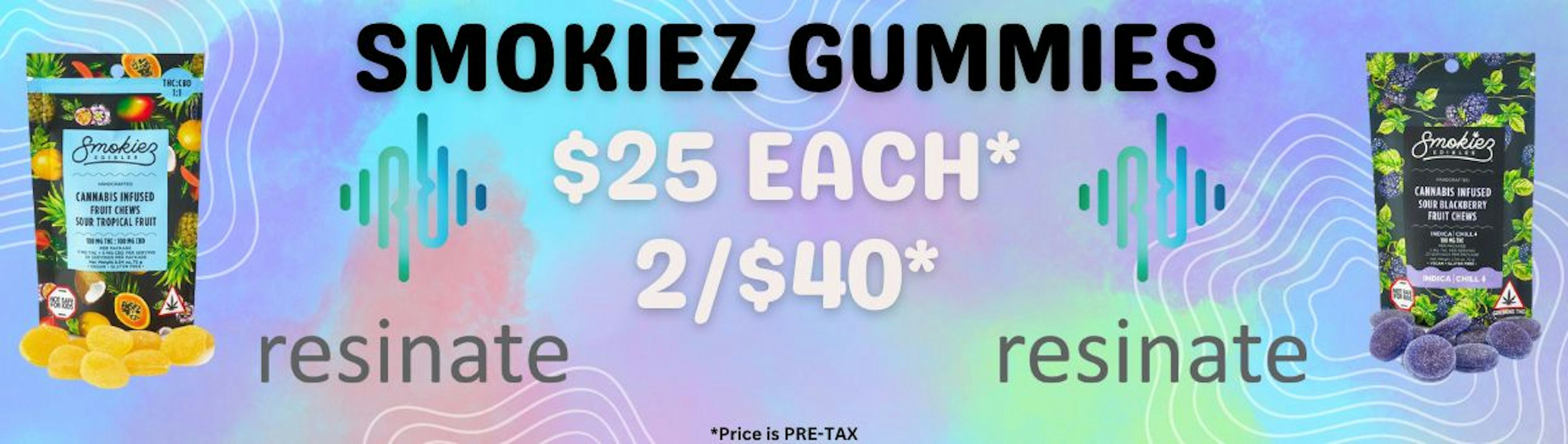 Smokiez Deal 2/$40