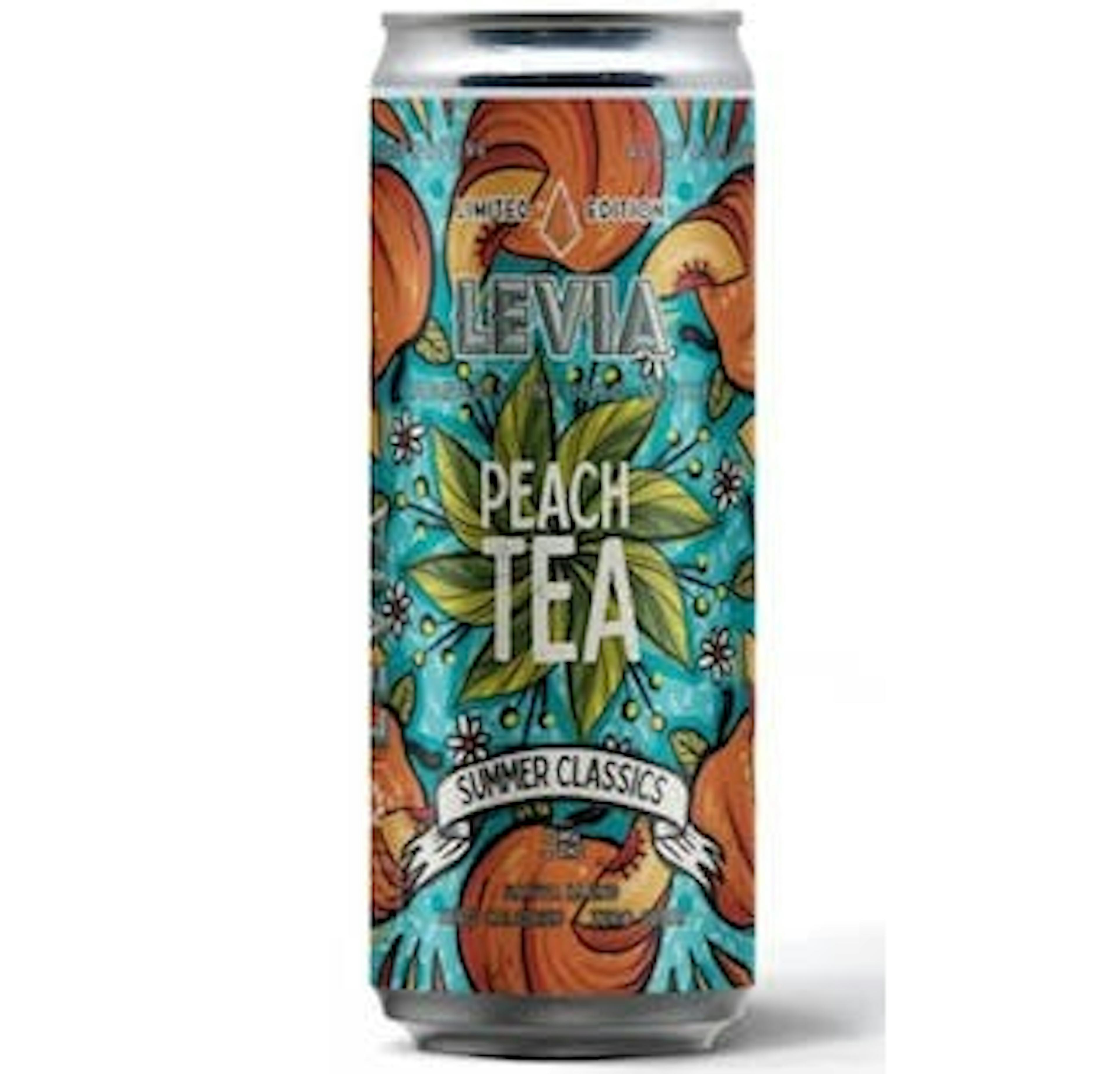 Peach Tea (S) | Levia Seltzers 5mg Singles (LIMITED EDITION)