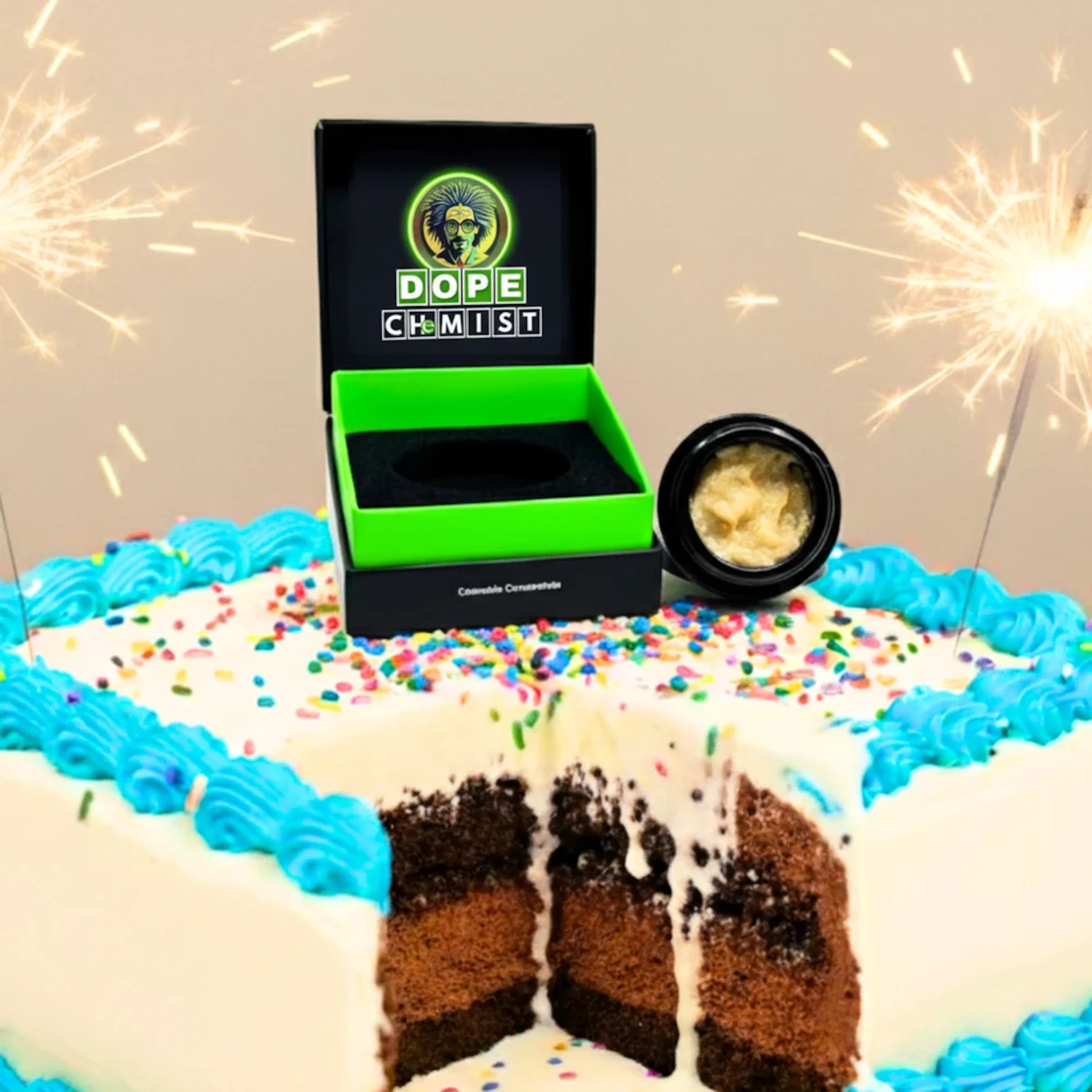 Ice Cream Cake (I) | Dope Chemist | 1g Live Hash Rosin