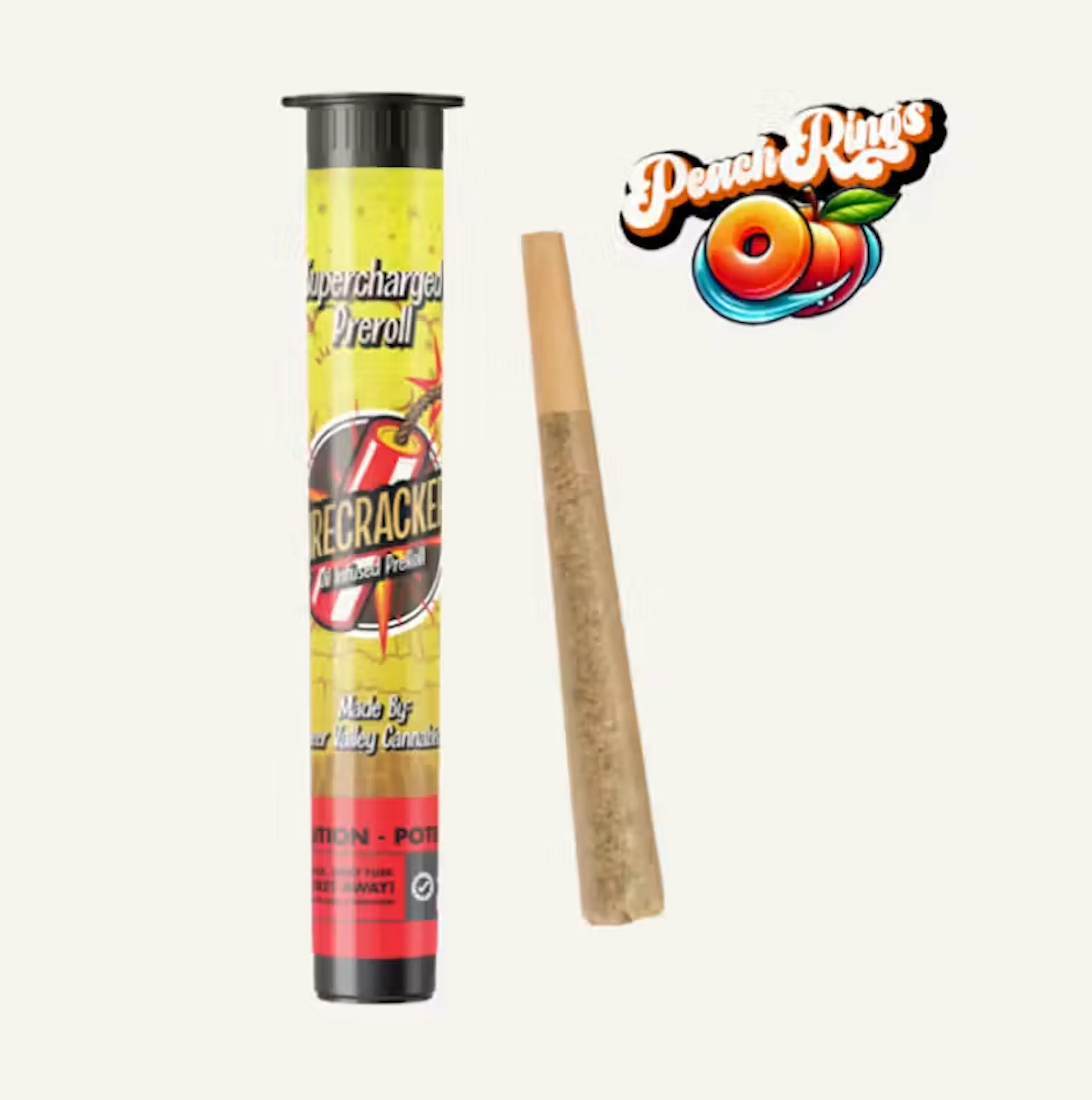 Peach Rings (H) | Pioneer Valley Firecracker | 1g Infused Pre-Roll