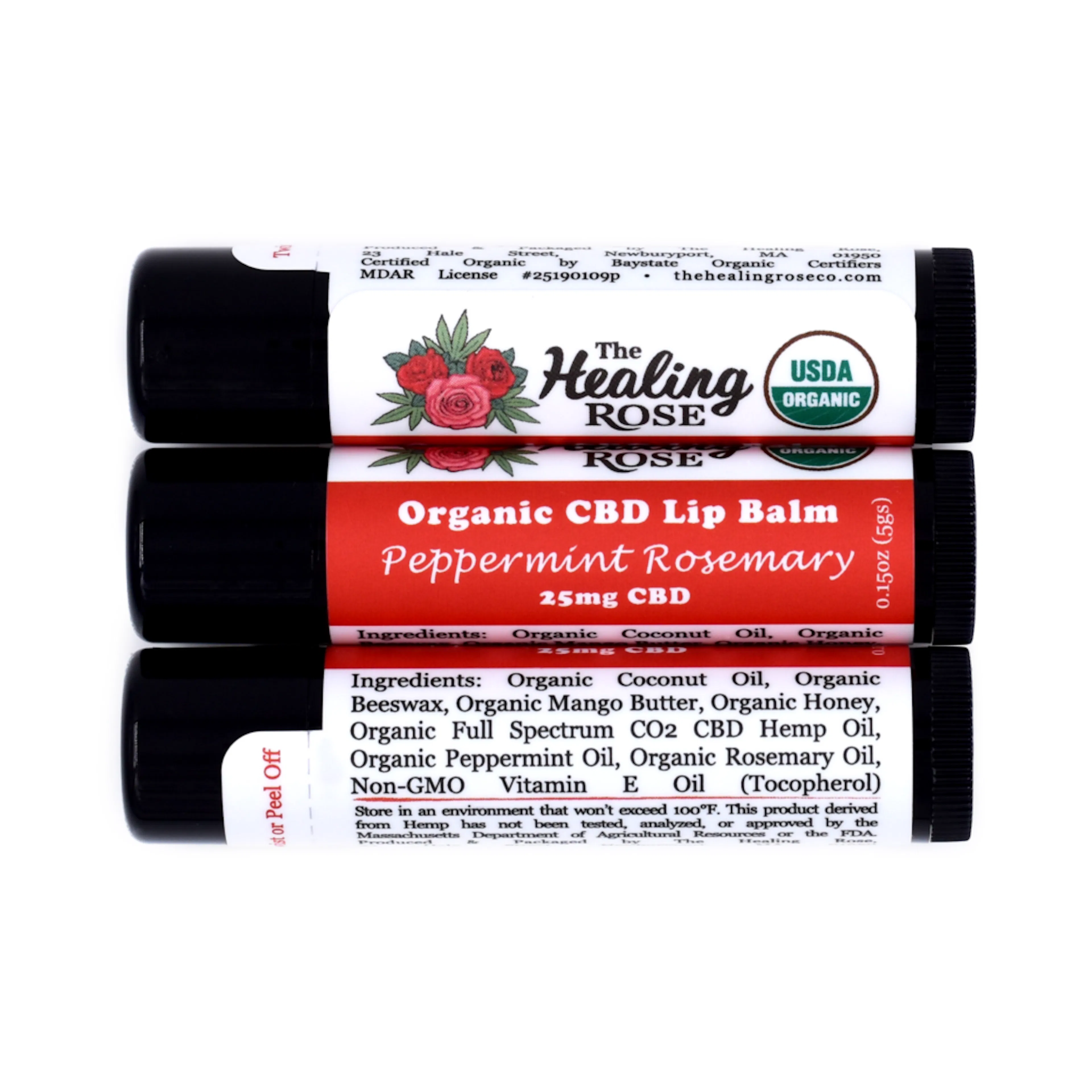 Peppermint Rosemary CBD Lip Balm