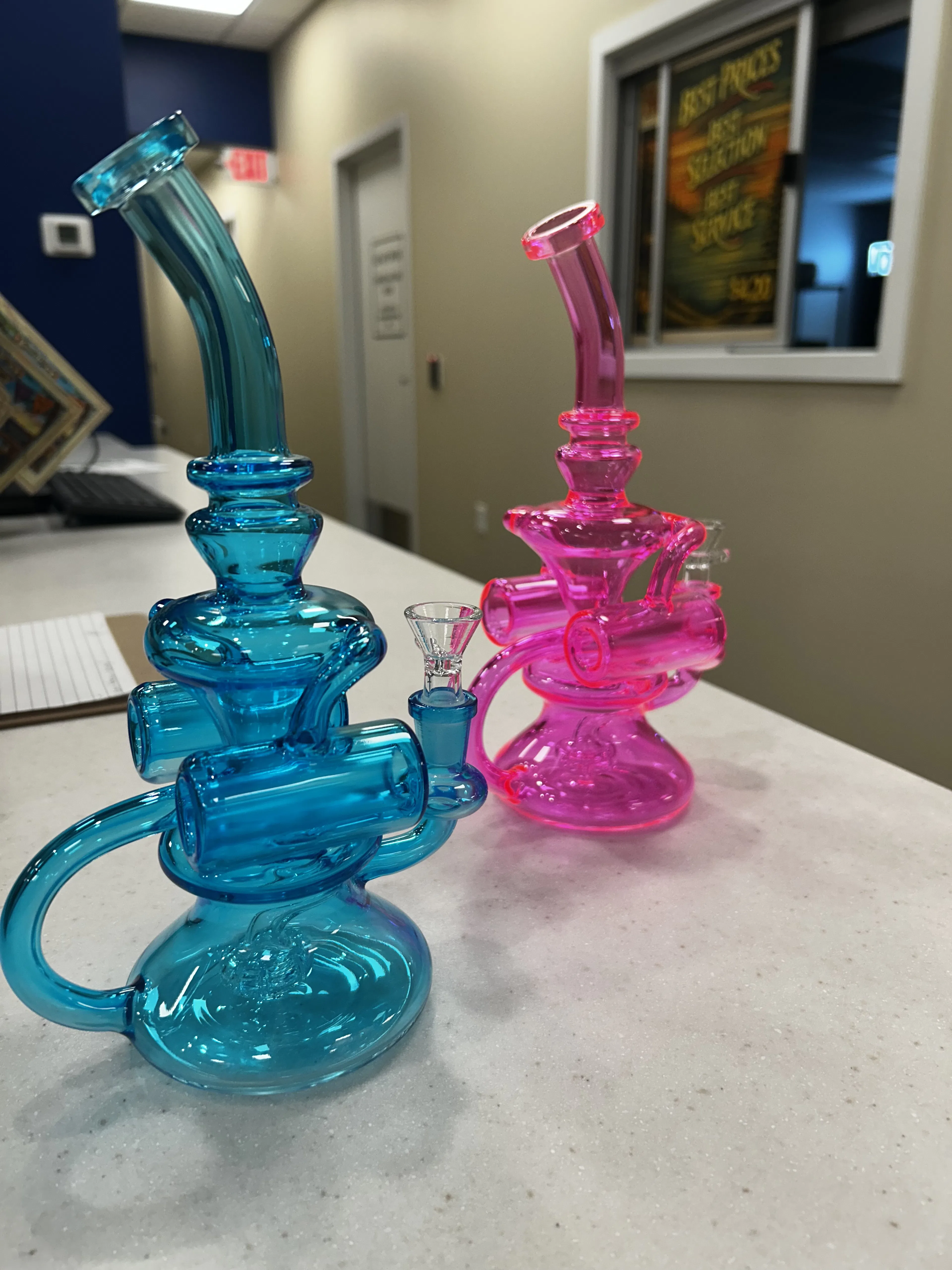 Neon Squig Bong