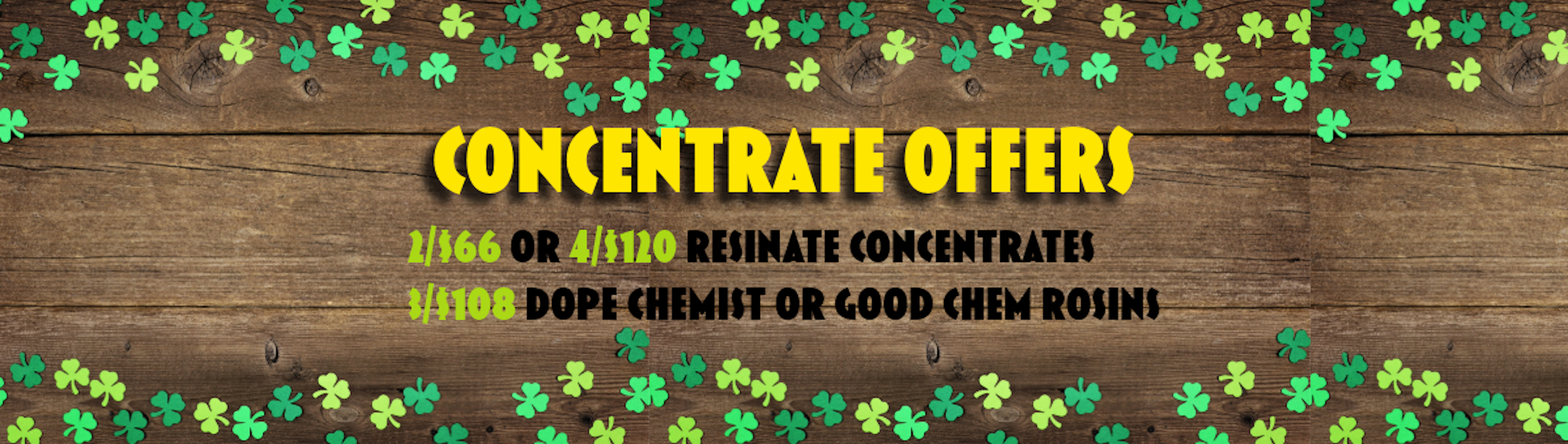 MARCH CONCENTRATE OFFERS