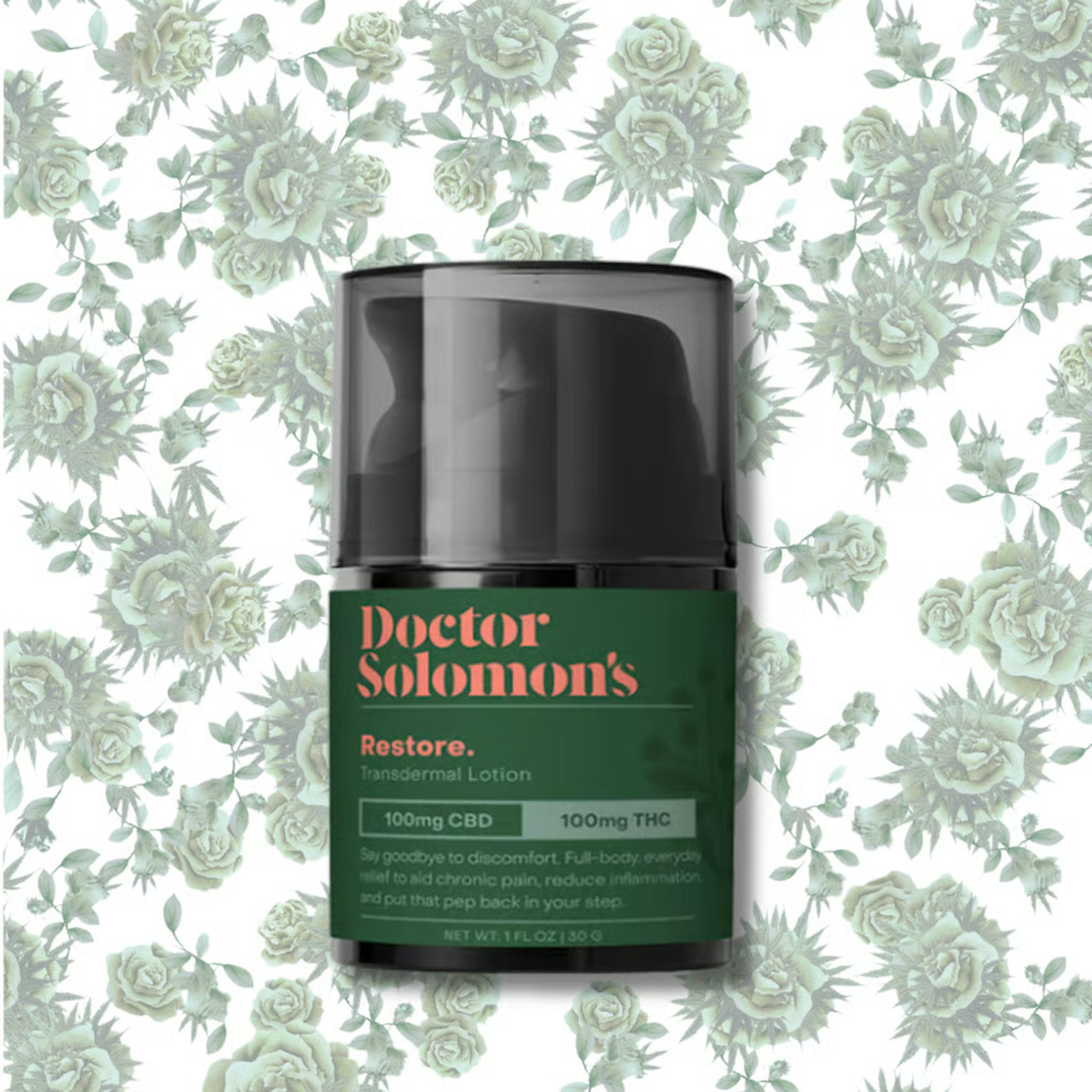Restore Lotion | Dr. Solomon's | 200mg 1:1 THC:CBD
