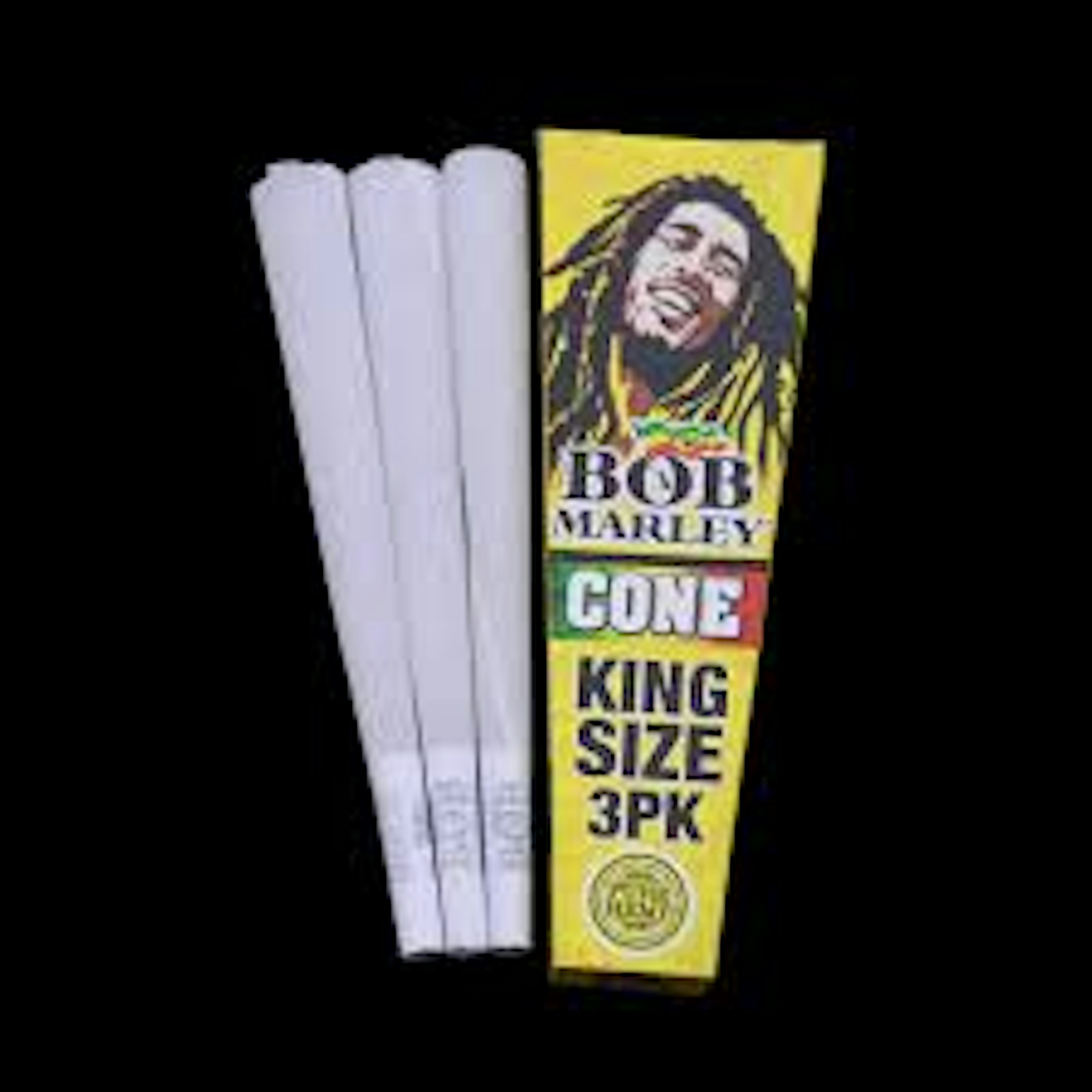 Bob Marley King Size Hemp Cones - 3 PK