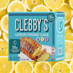 Infused Lemon Pound Cake Mix | Clebby's | 250mg 