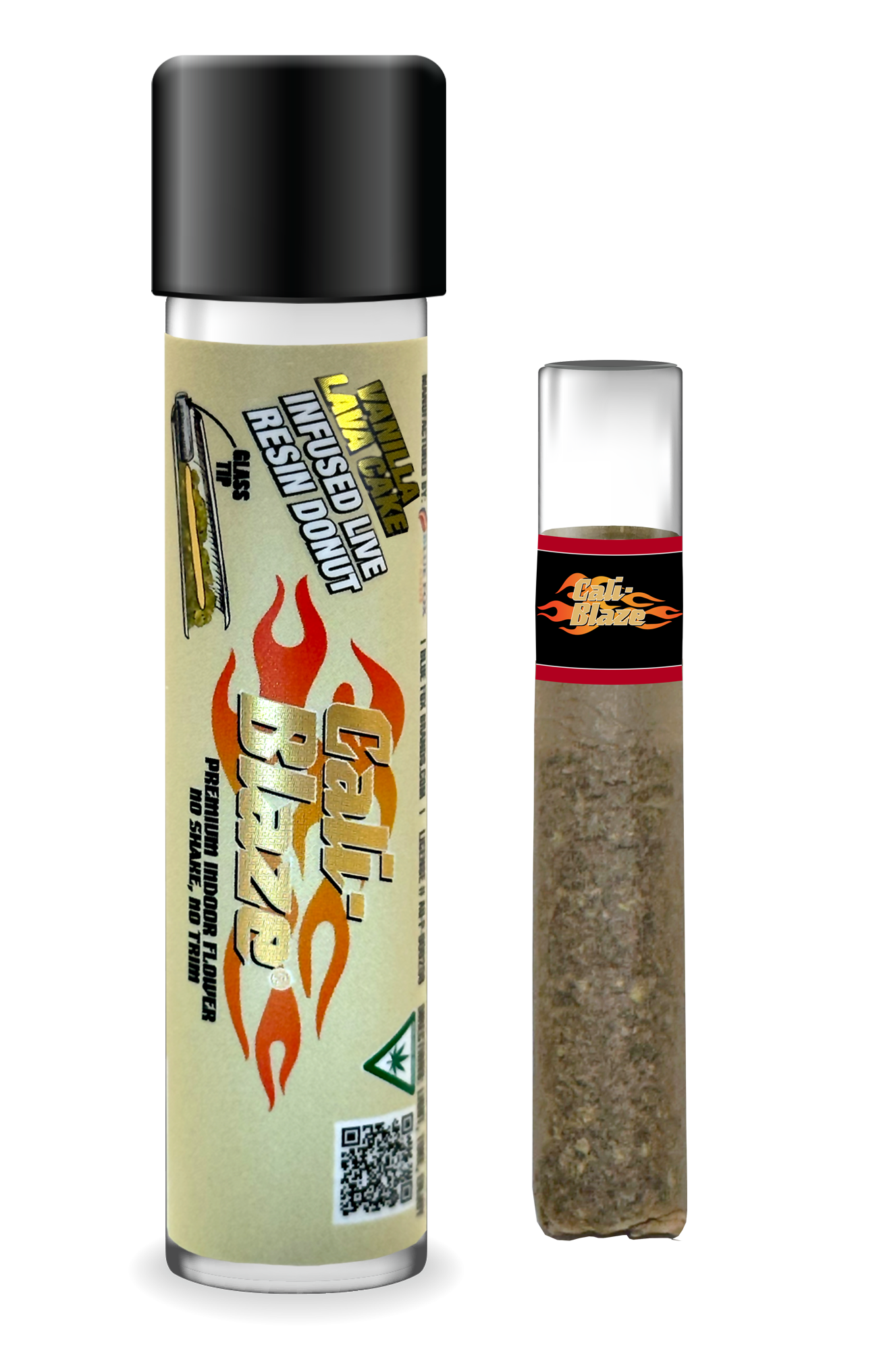 Vanilla Lava Cake (I) | Cali-Blaze Donut | 1.2g Infused Pre-Roll