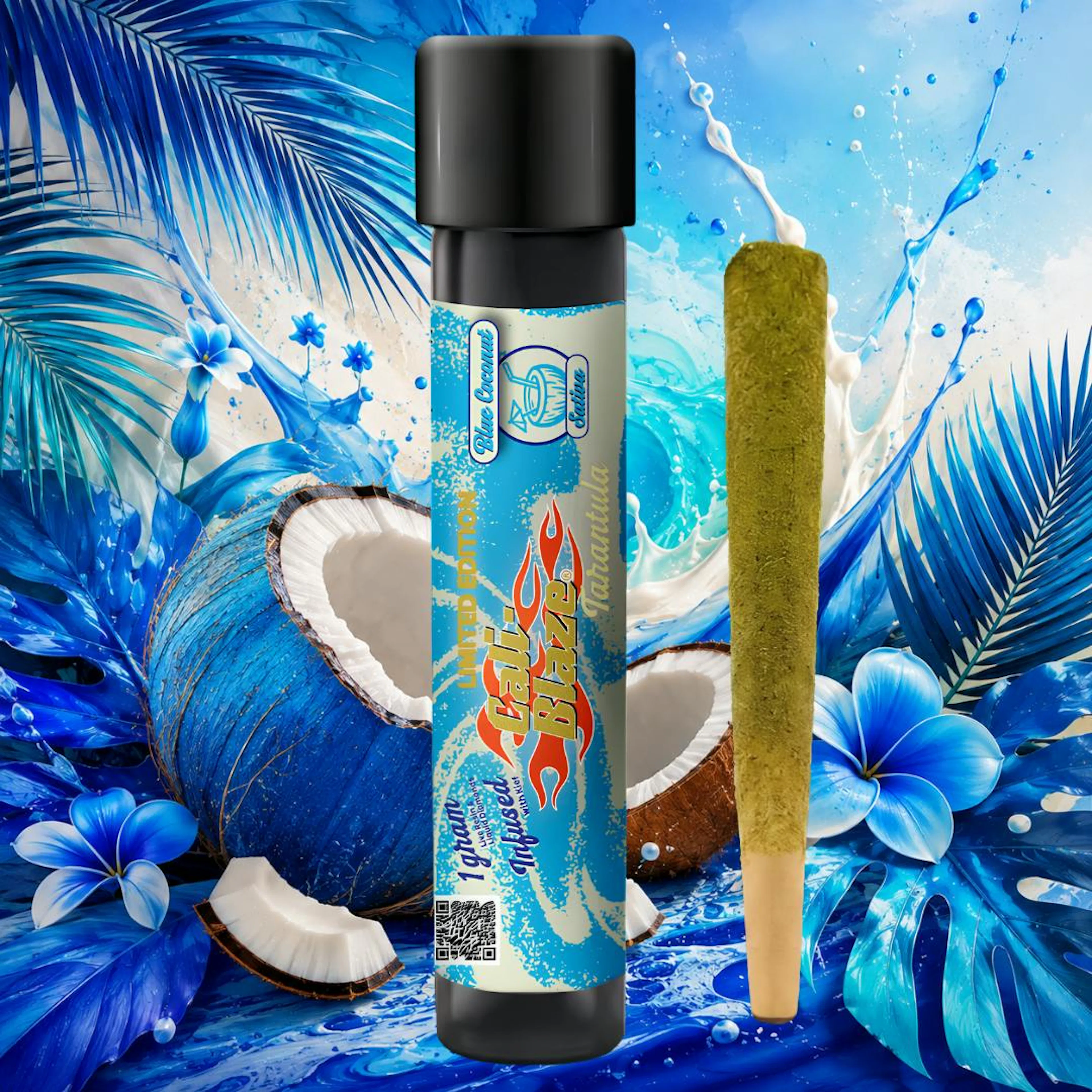 Blue Coconut (S) | Cali-Blaze Tarantula | 1g Infused Pre-Roll