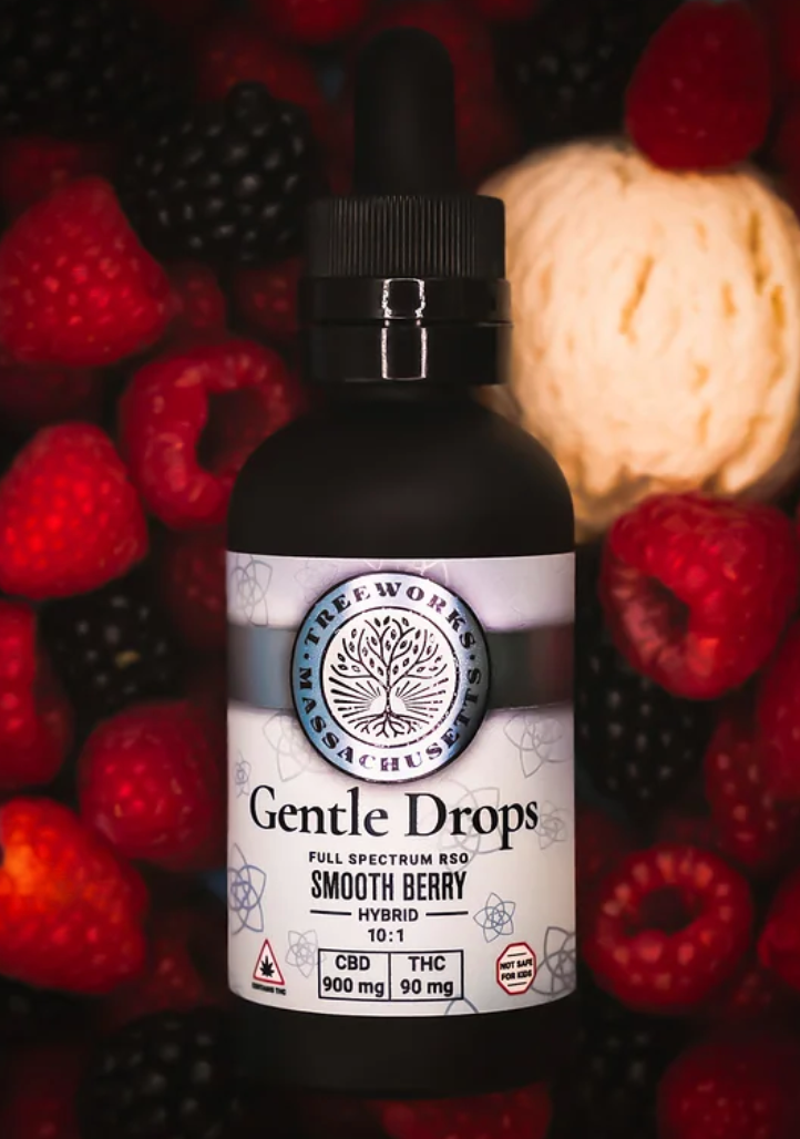 Gentle Drops Full Spectrum RSO Smooth Berry 10:1 (H) | Treeworks | 60 mL Tincture