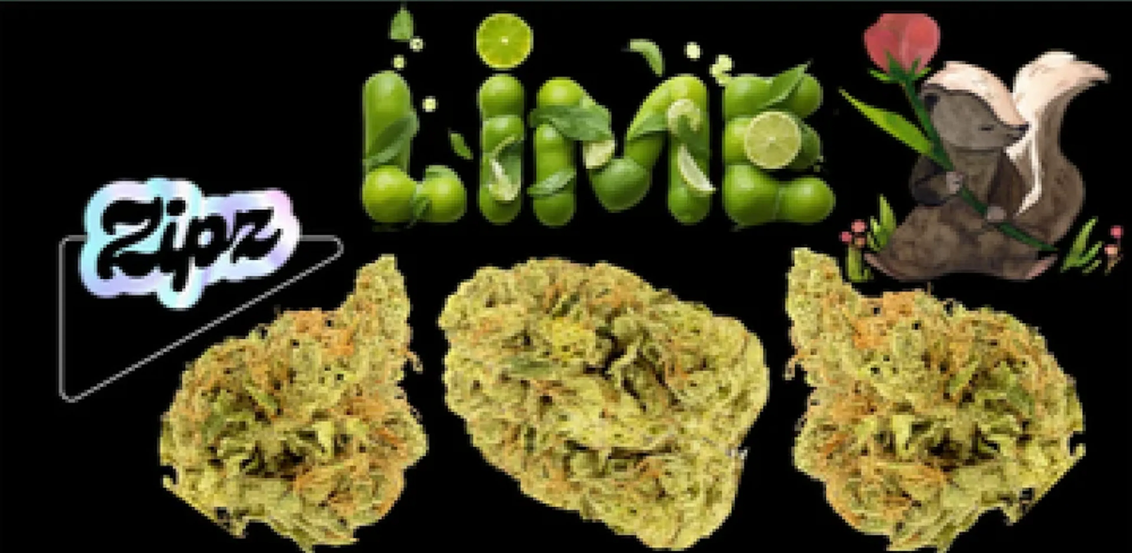 Lime Skunk (SH) | Zipz | 28g Flower
