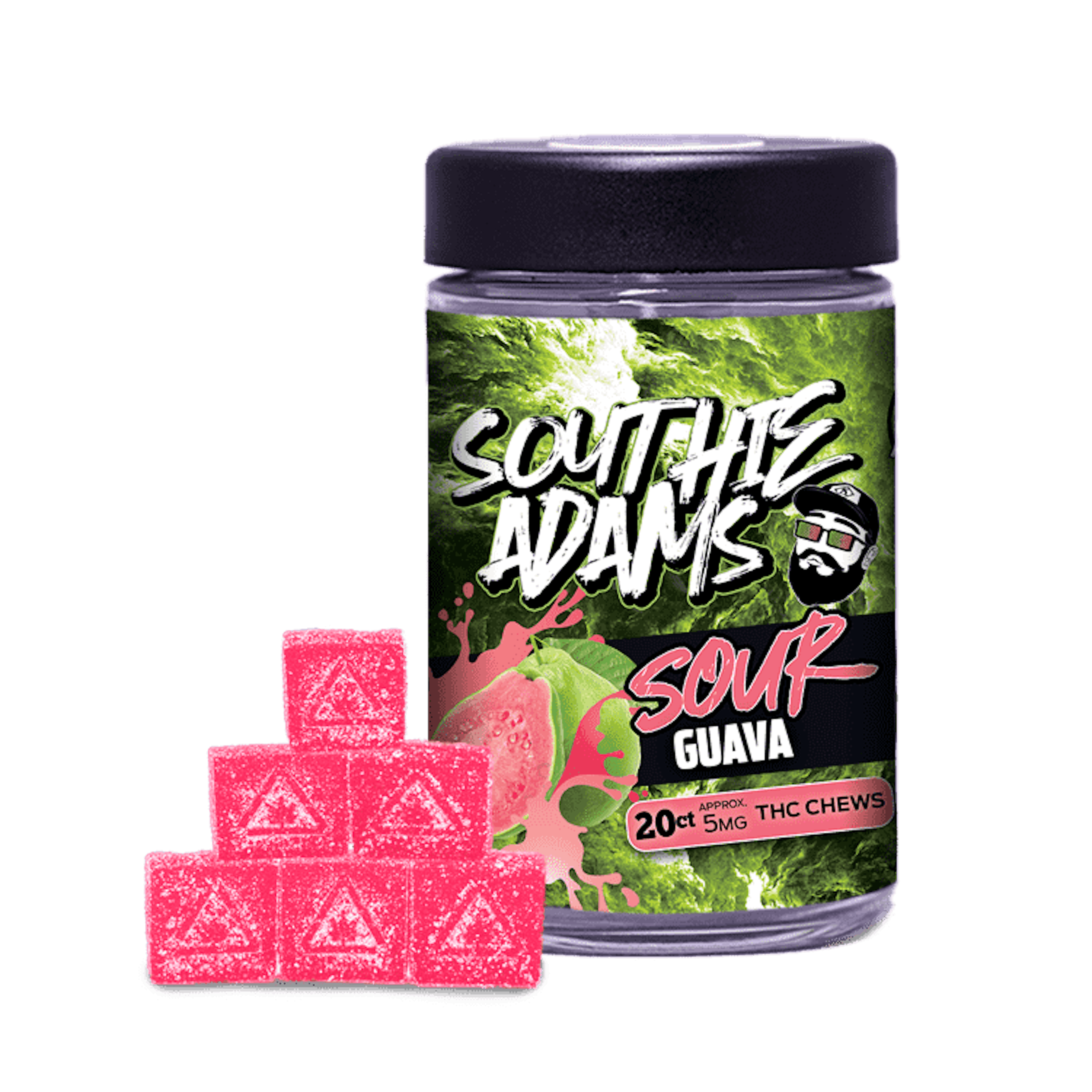 Sour Guava | Southie Adams | Gummies | 100MG - 100mg