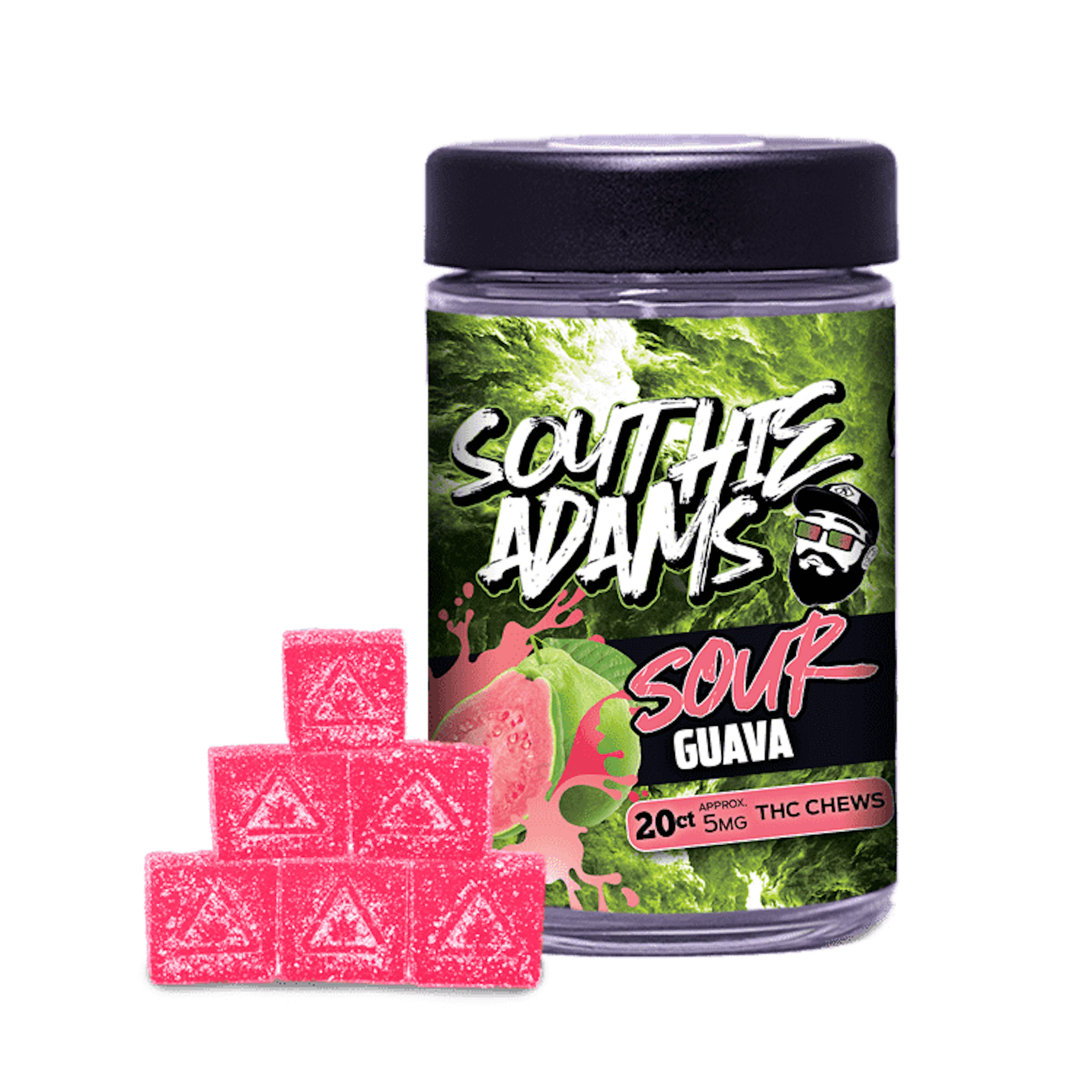 Sour Guava | Southie Adams | Gummies | 100MG - 100mg