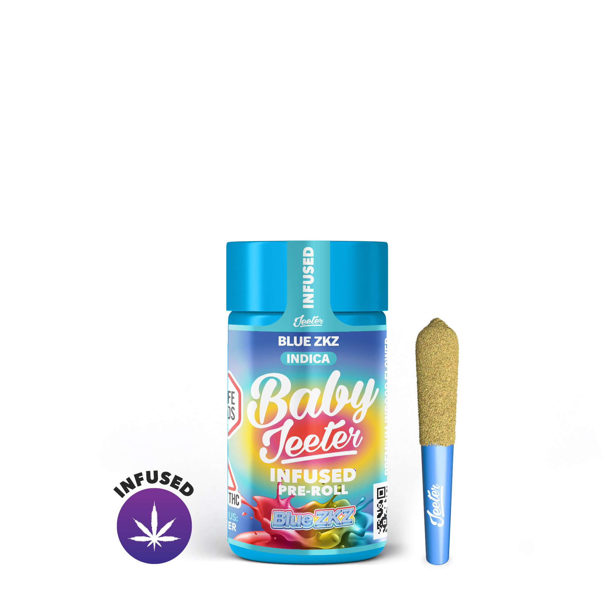 Blue ZKZ (I) | Baby Jeeter | 2.5g 5pk Infused Pre-Rolls
