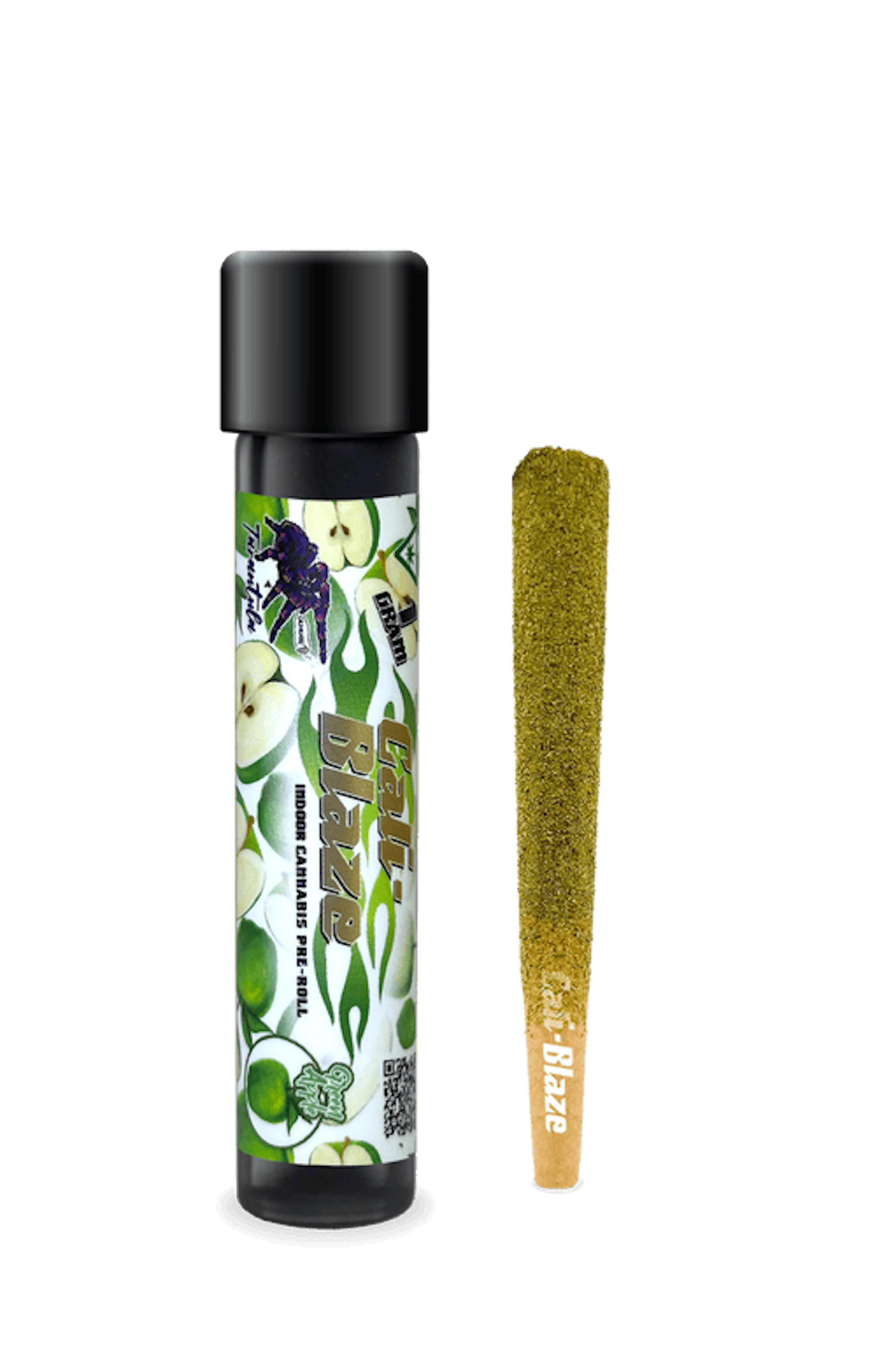 Green Apple (H) | Cali-Blaze Tarantula | 1g Infused Pre-Roll