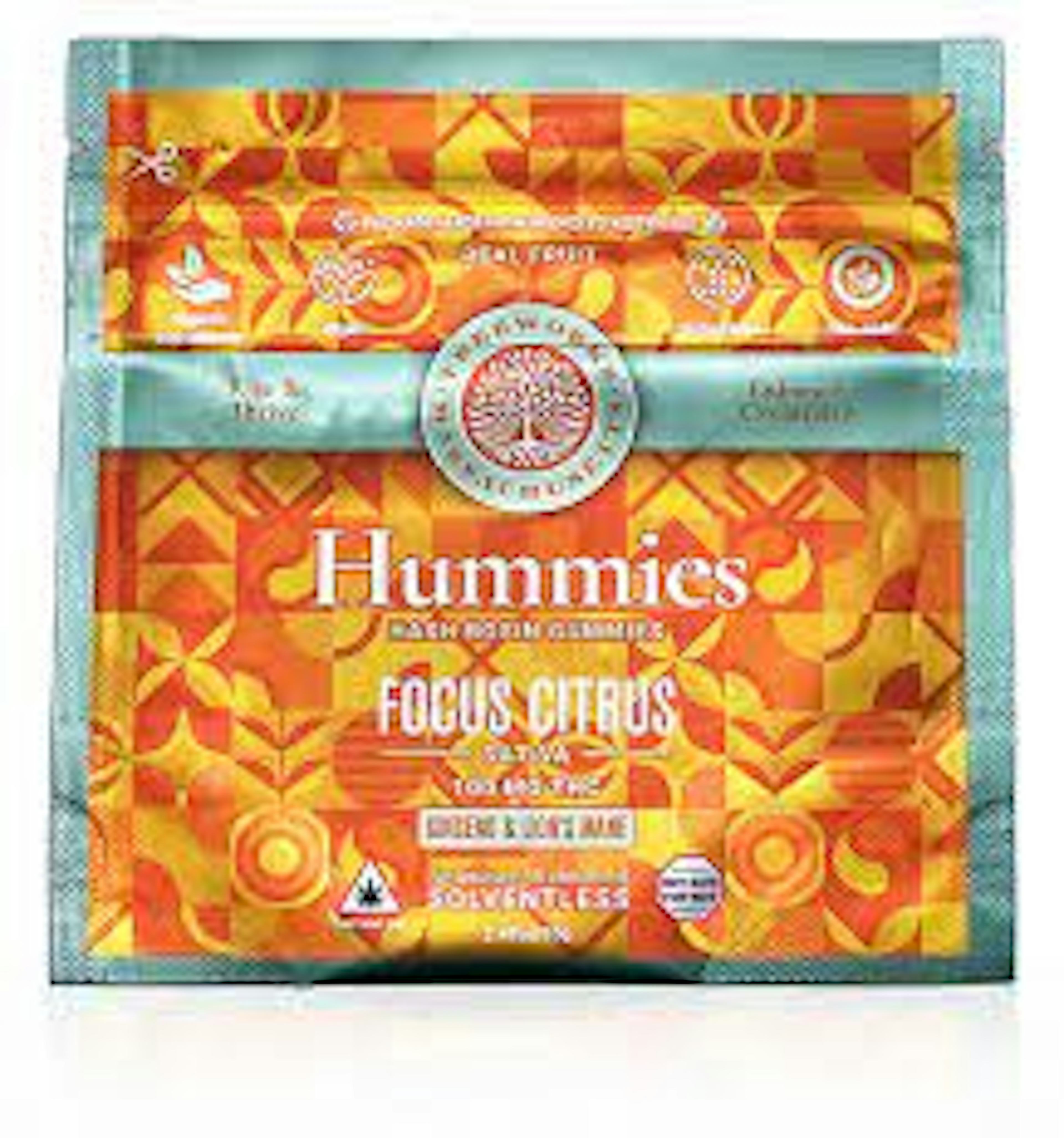 Focus Citrus Hummies (S) | Treeworks | 20pk 5mg Hash Rosin Gummies - 100mg