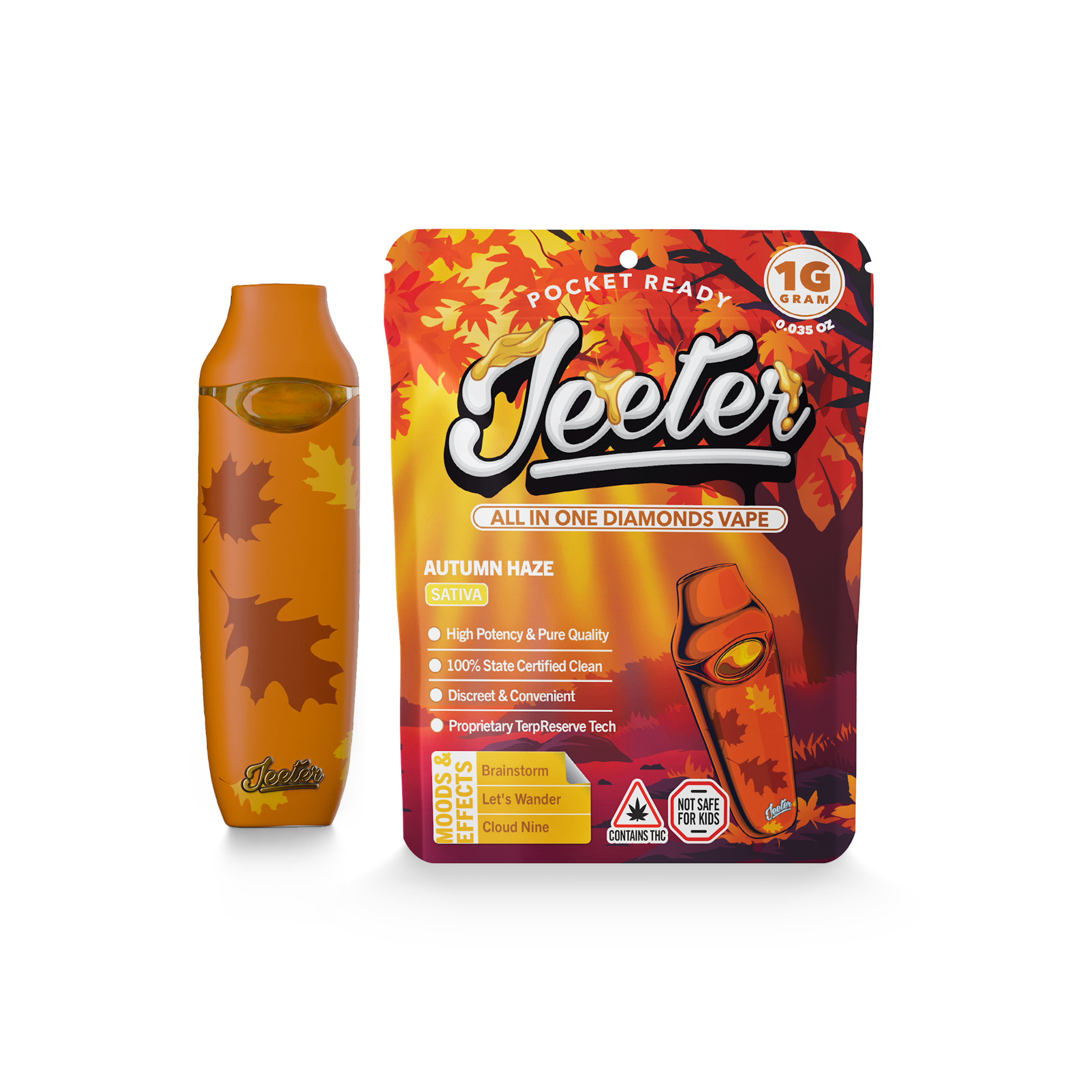 *LIMITED EDITION* Autumn Haze (S) | Jeeter | 1g Disposable Liquid Diamond Cartridge