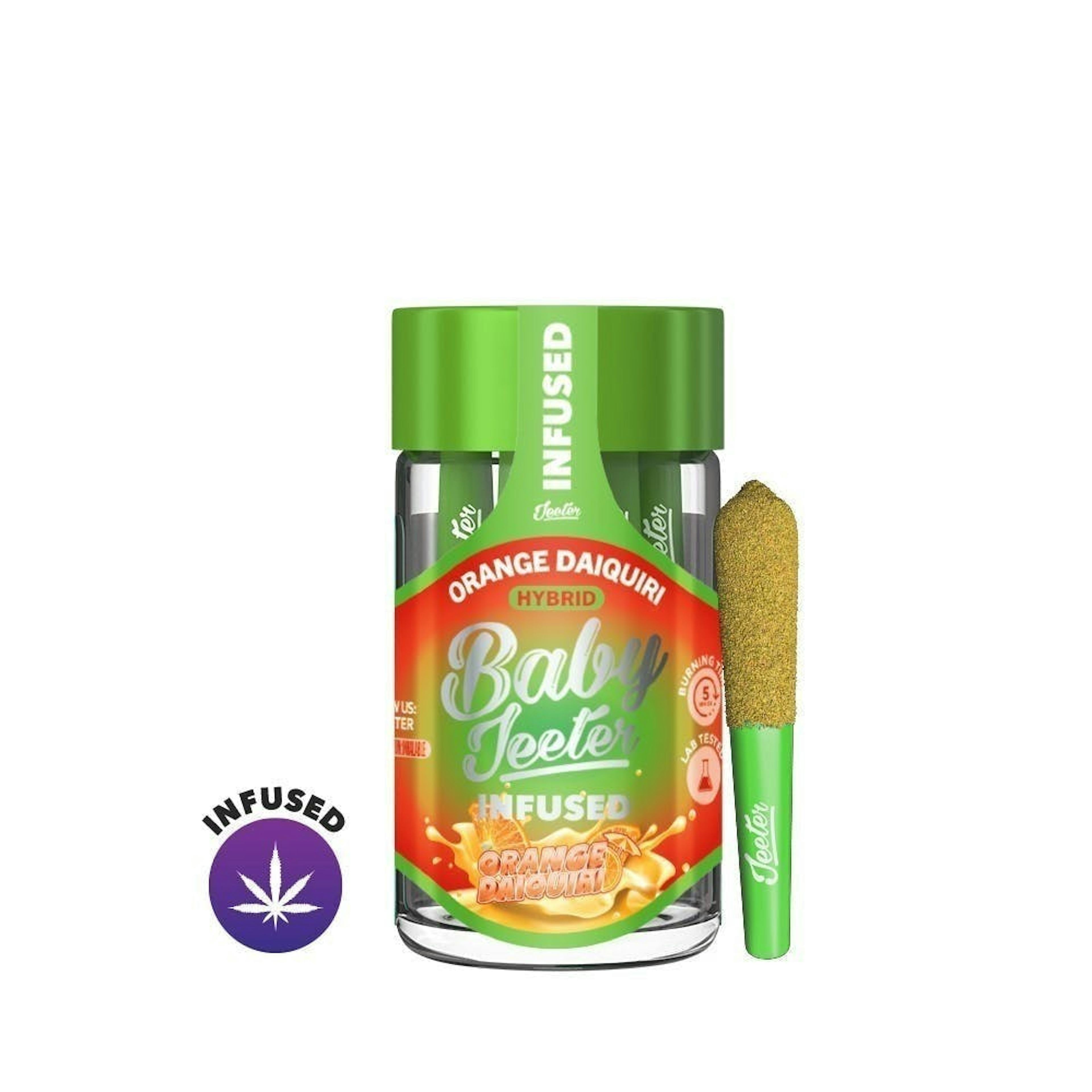 Orange Daiquiri (H) | Baby Jeeter | 2.5g Multi-Pack Infused Pre-Rolls
