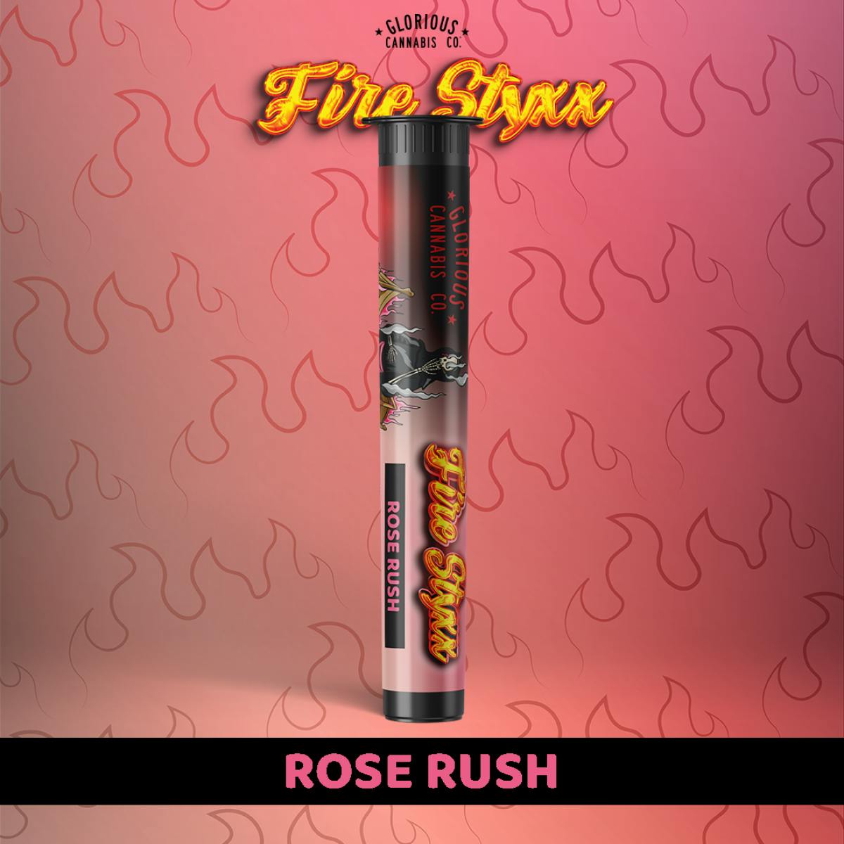Rose Rush (H) | Fire Styxx | 1g Infused Pre-Roll