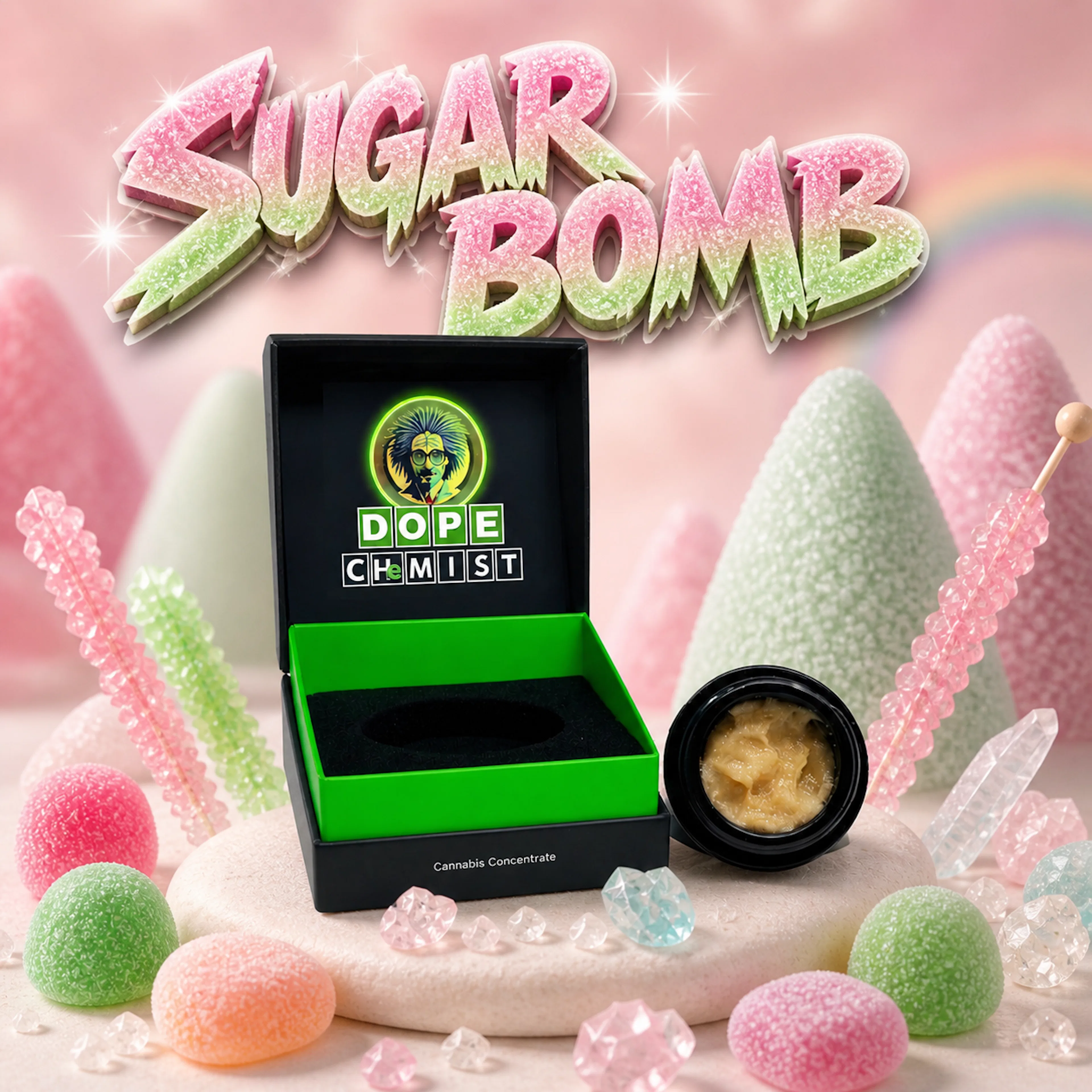 Sugar Bomb (H) | Dope Chemist | 1g Live Hash Rosin