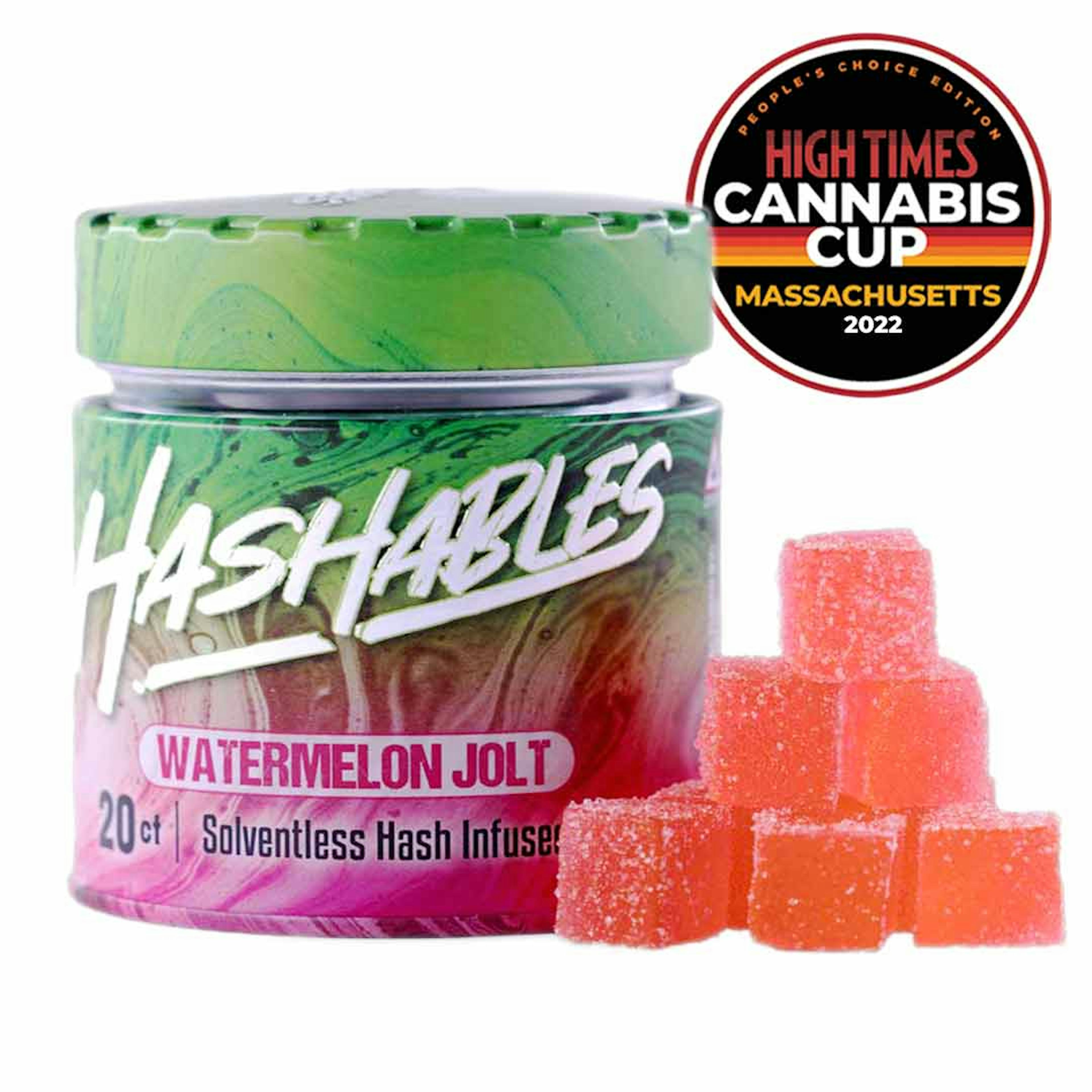 Watermelon Jolt | Hashables | Gummies | 100MG - 100mg