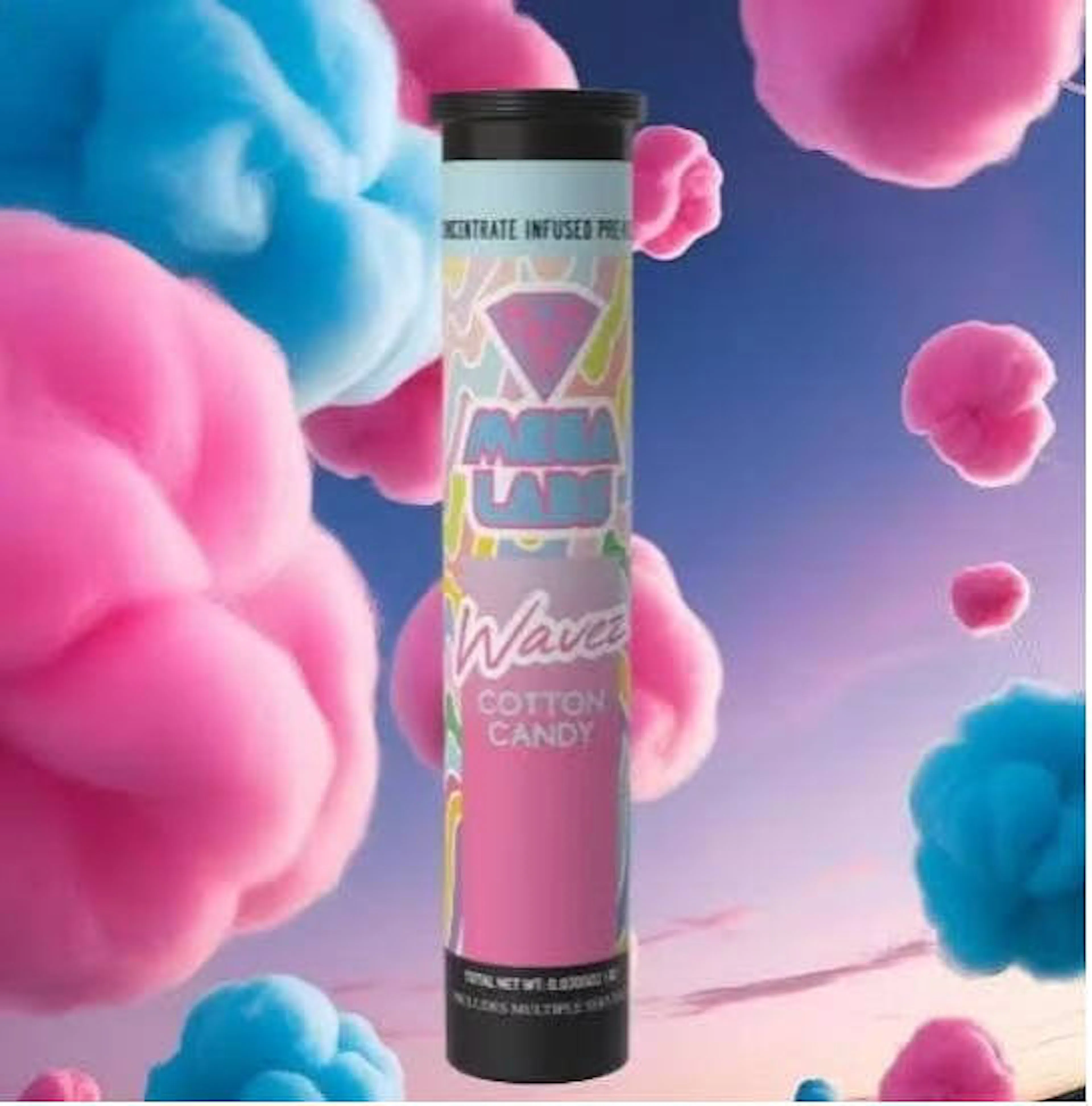 Cotton Candy (S) | Wavez | 1g Infused Pre-Roll