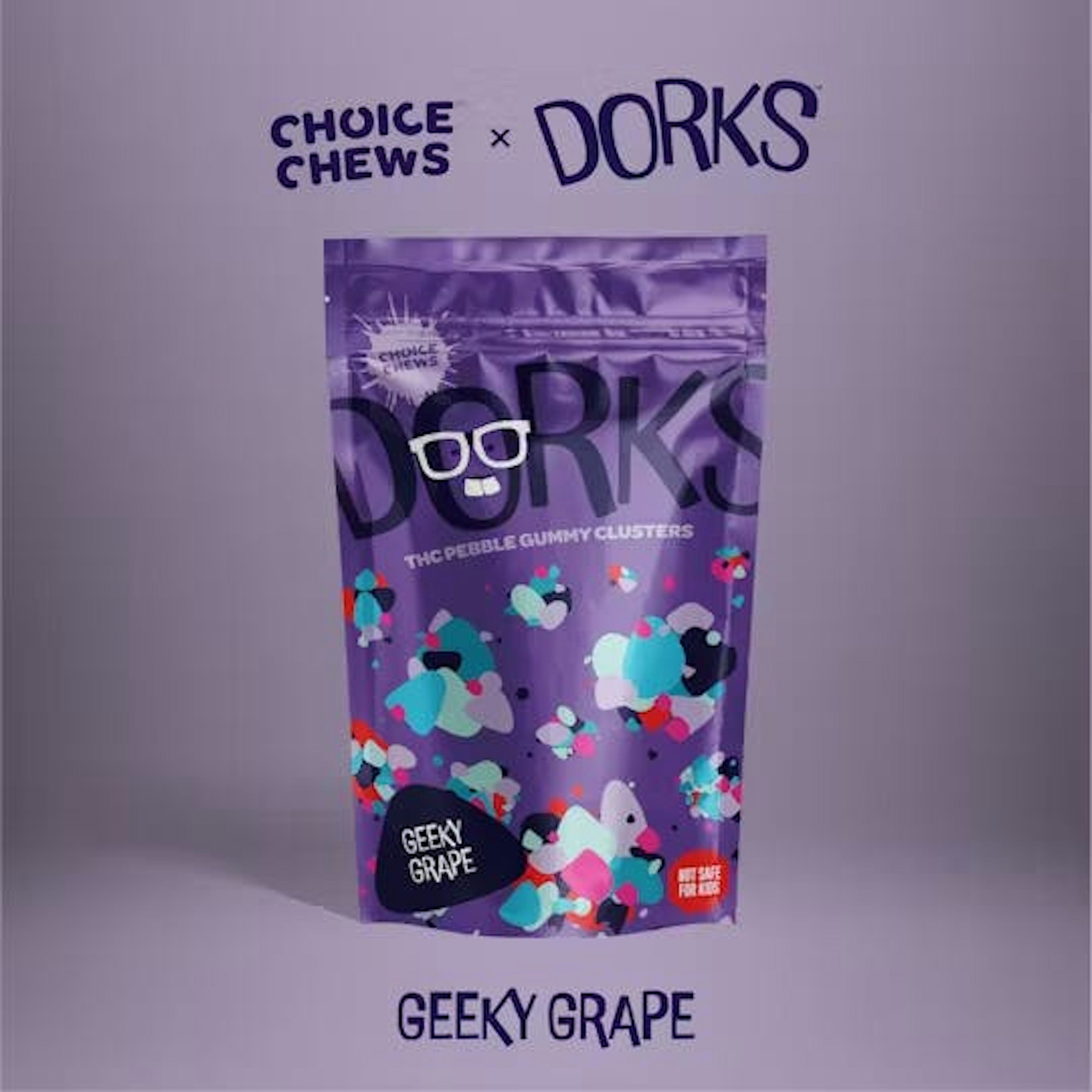 Geeky Grape (I) | Dorks Choice Chews | 100mg 20pk Gummies